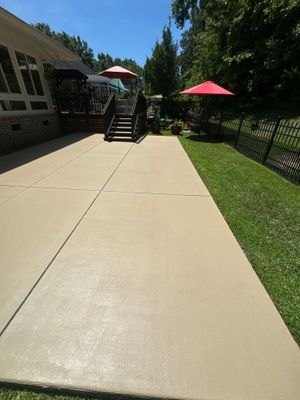 Concrete using AcryFin