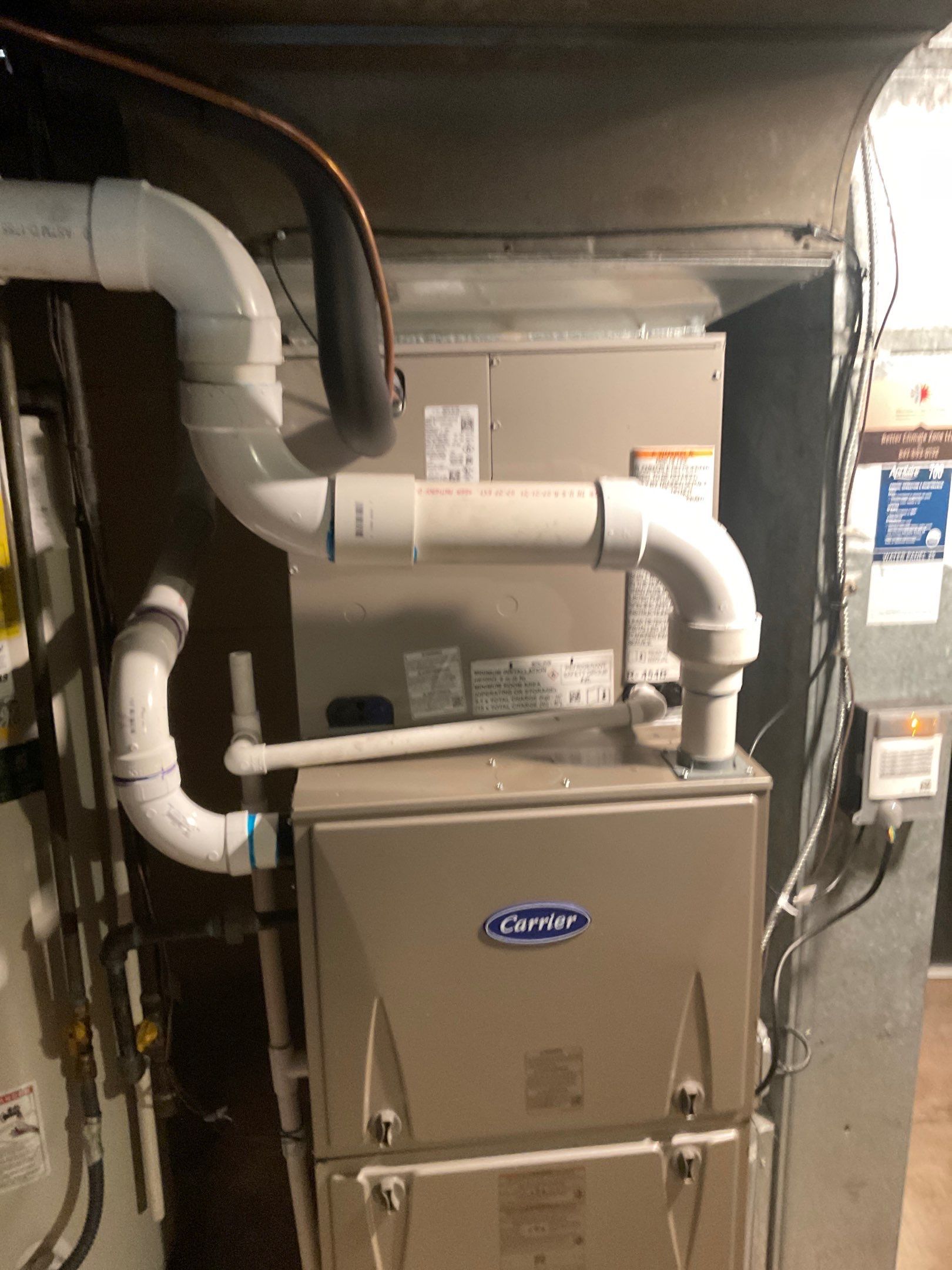 Carrier Performance 18 Air Conditioner Installation - Lake Forest IL by GSHA Services LTD