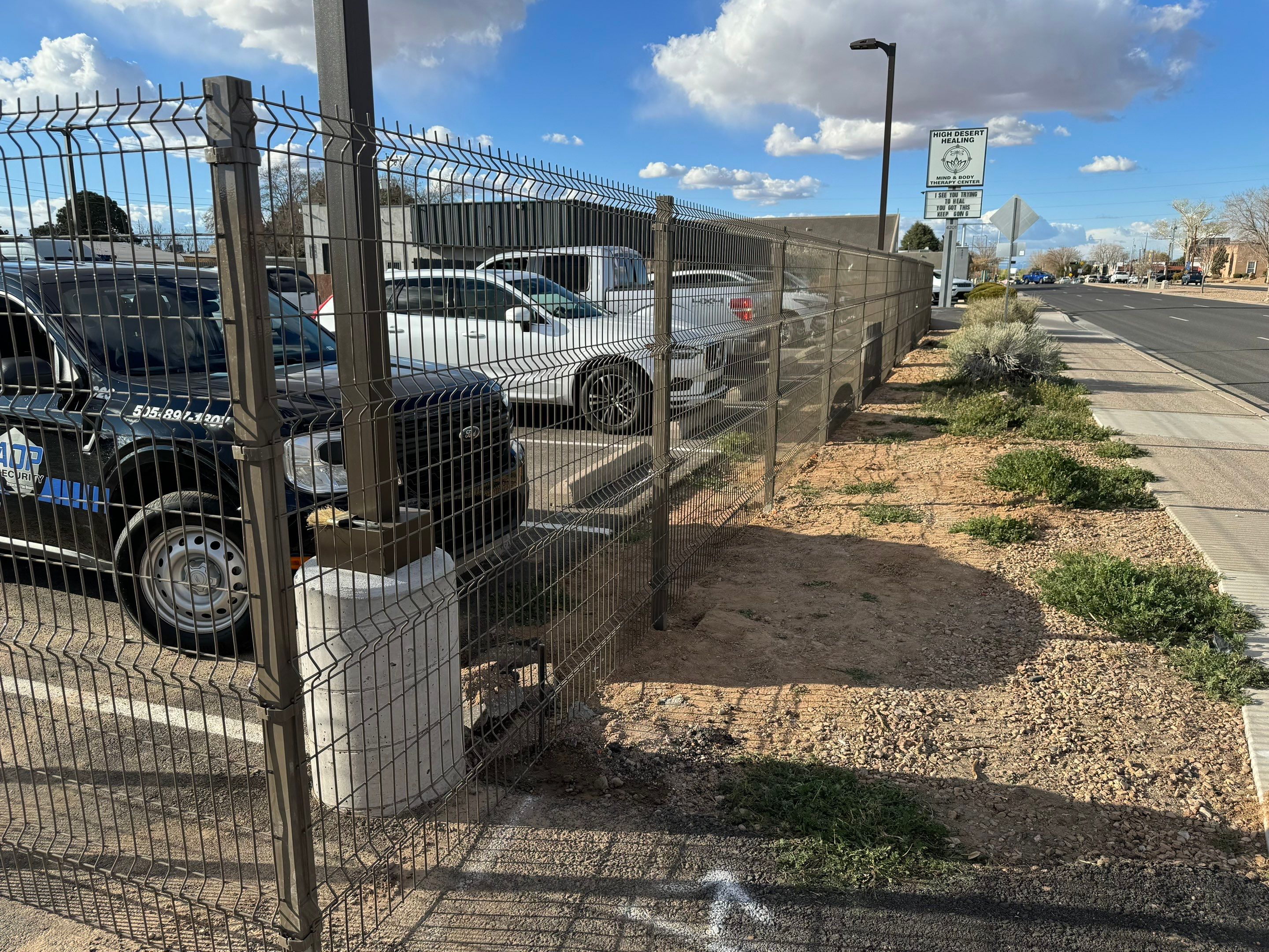 Light Commercial using 6' DM Classic by Valley Fence Company