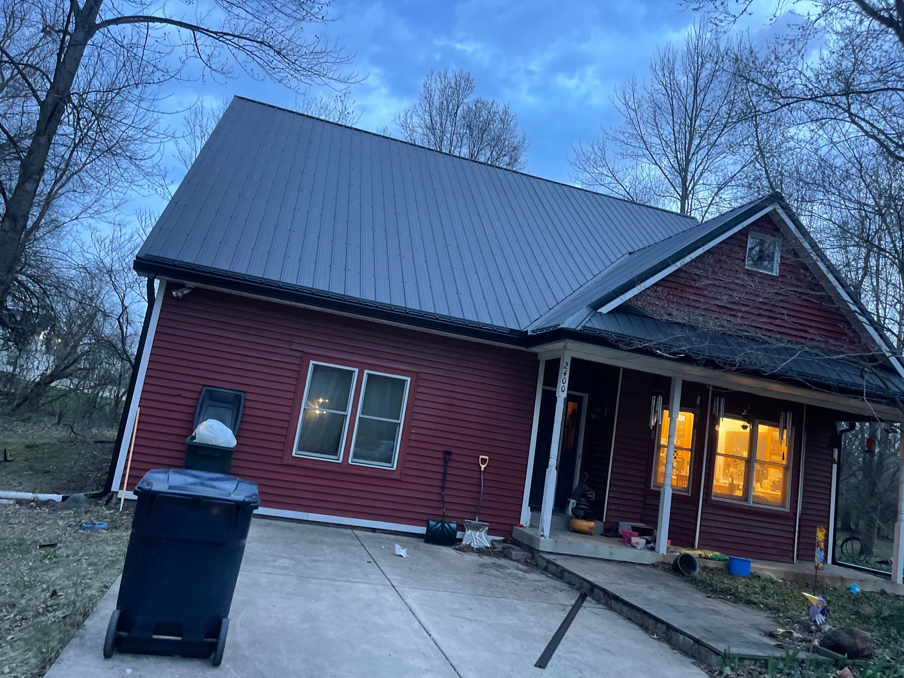 Exposed Fastener Metal Roof Replacement in Noblesville, IN by 4Ever Metal Roofing