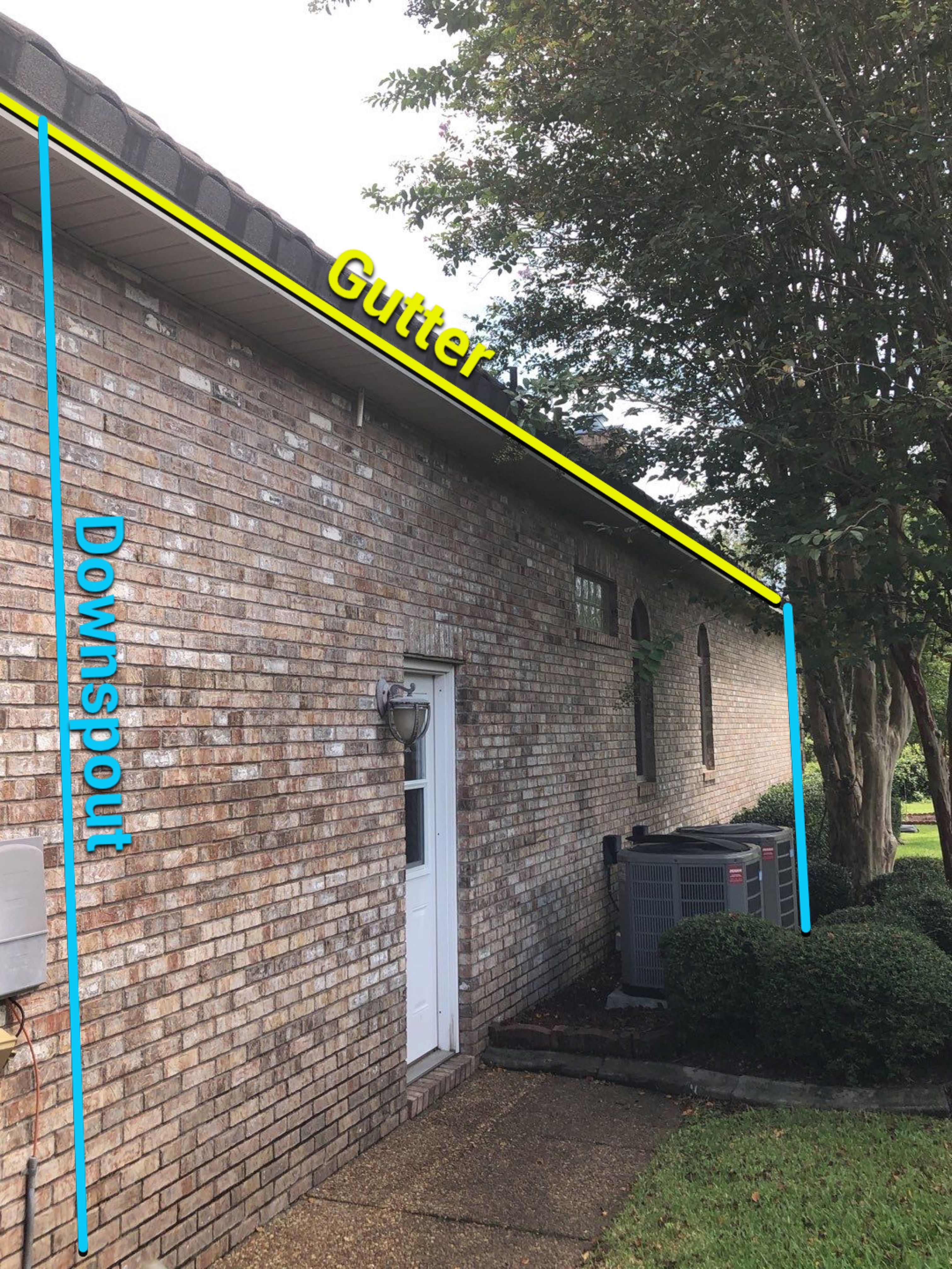 Seamless Gutter Installation with Wicker Color K-Style Gutters and LeafBlaster Pro Mesh Gutter Guards by Gutter Professors