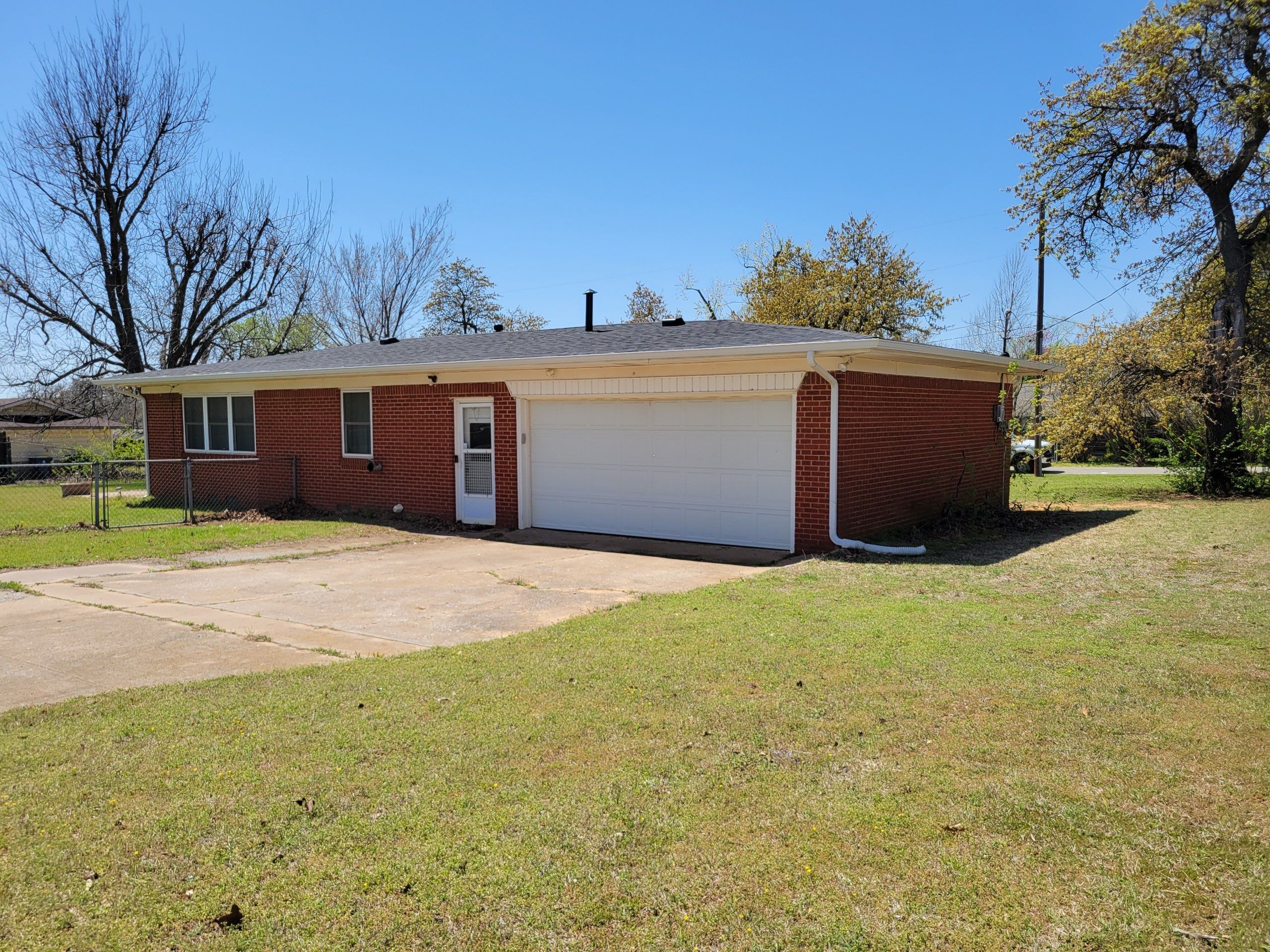 gutter installation in Choctaw by McCann's Roofing and Construction