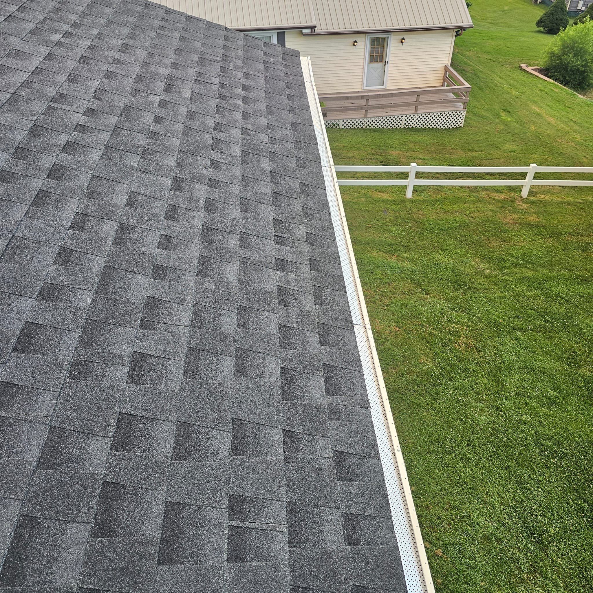 Residential Roofing Installation using GAF Timberline HDZ Charcoal by Rainstoppers Roofing