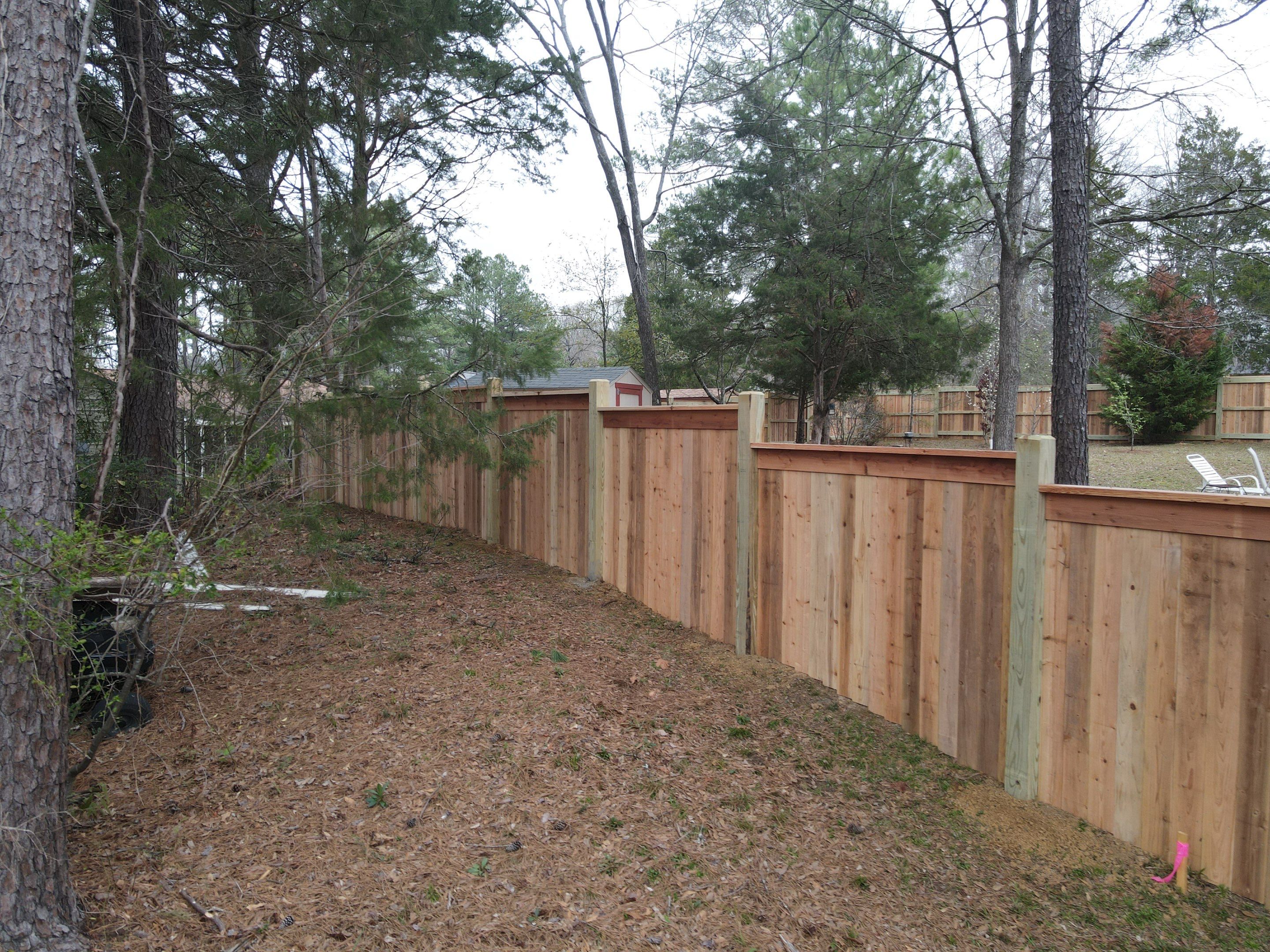 6' Cedar Good Neighbor 6x6 by Roberson Construction LLC