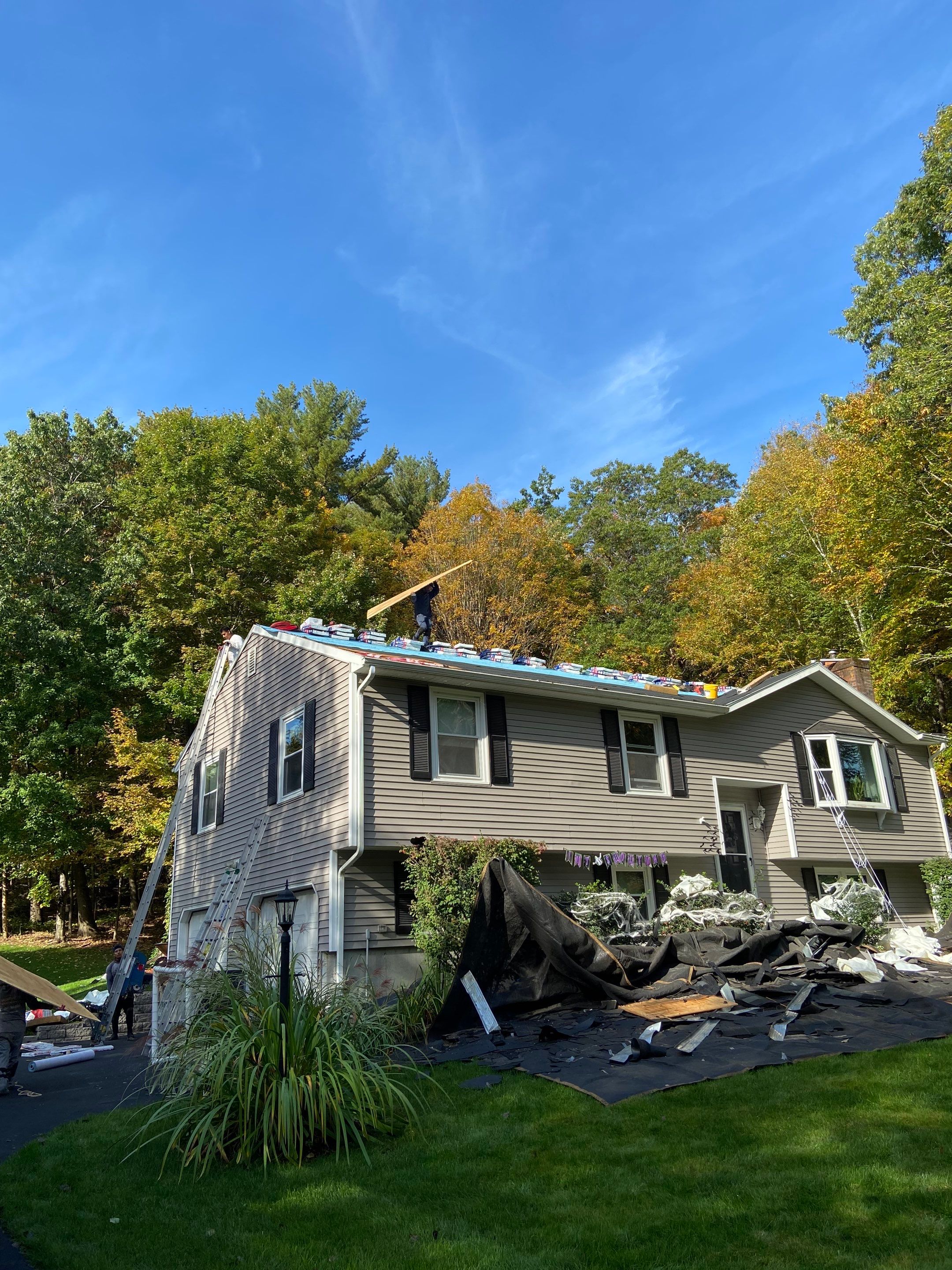 Residential Roofing Installation using GAF Timberline HDZ by Sensible Home Solutions