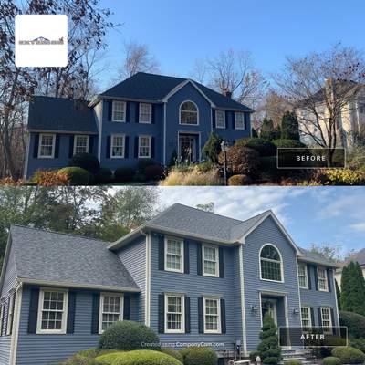 Residential Roofing Installation using Owens Corning TruDefinition Duration - Estate Gray