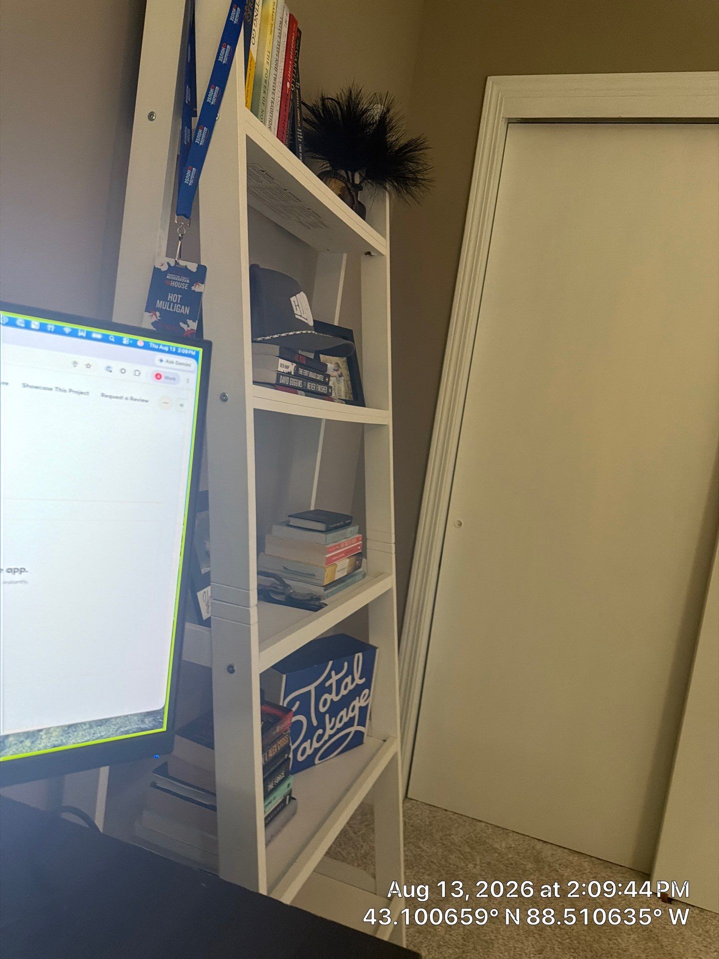White Sliding Bypass Closet Door Installation in Oconomowoc by CompanyCam Sales Demo