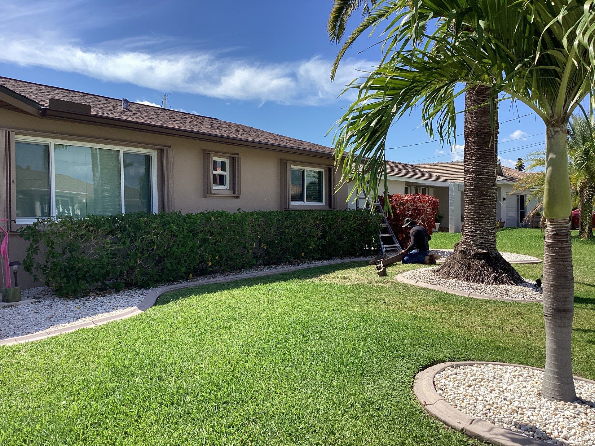 Brown Seamless Gutters using Royal Brown Seamless Gutters in Cape Coral FL by Gutter Professors