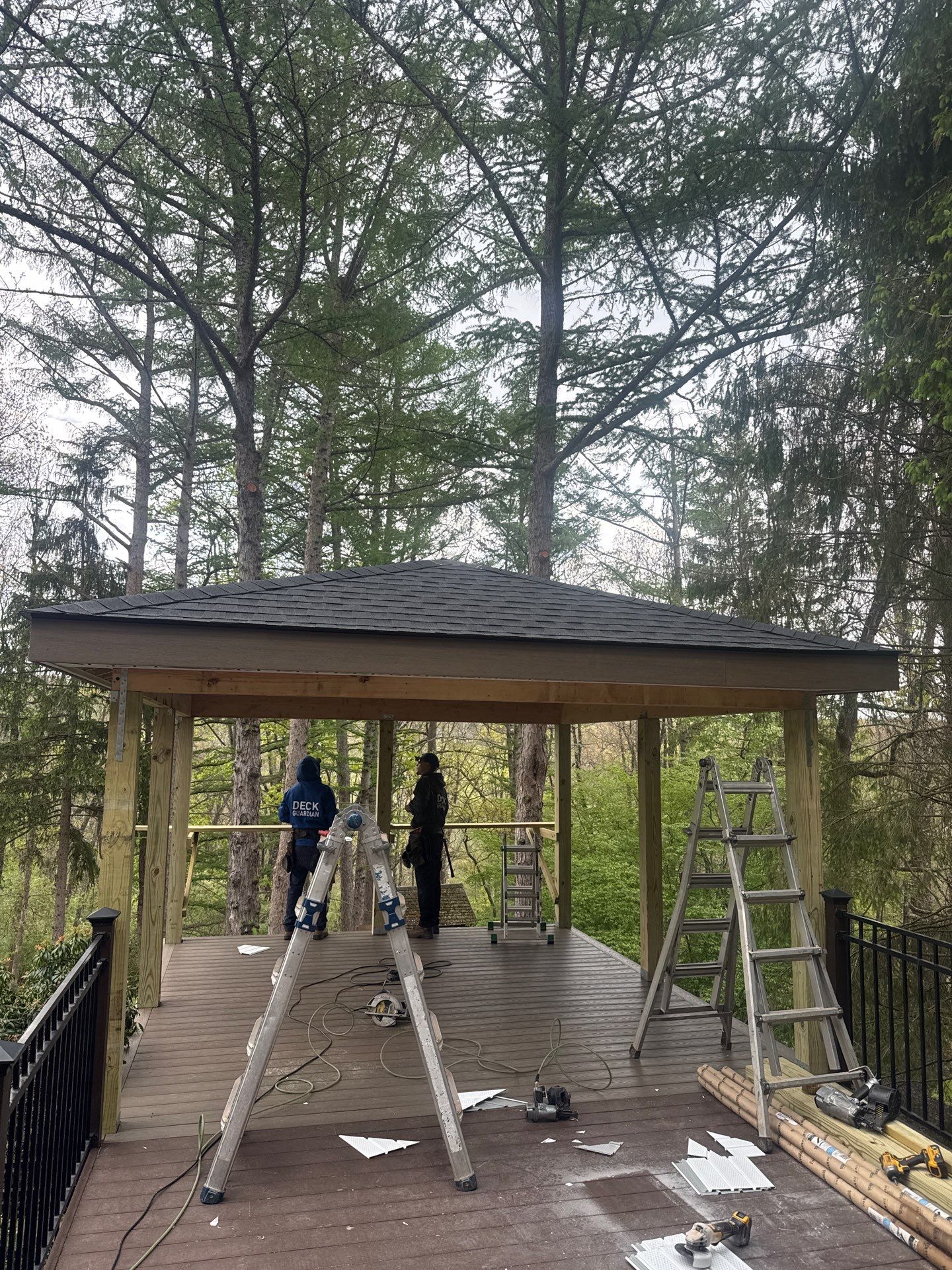 New Deck With a Screened In Porch In Mendham, New Jersey by deck guardian