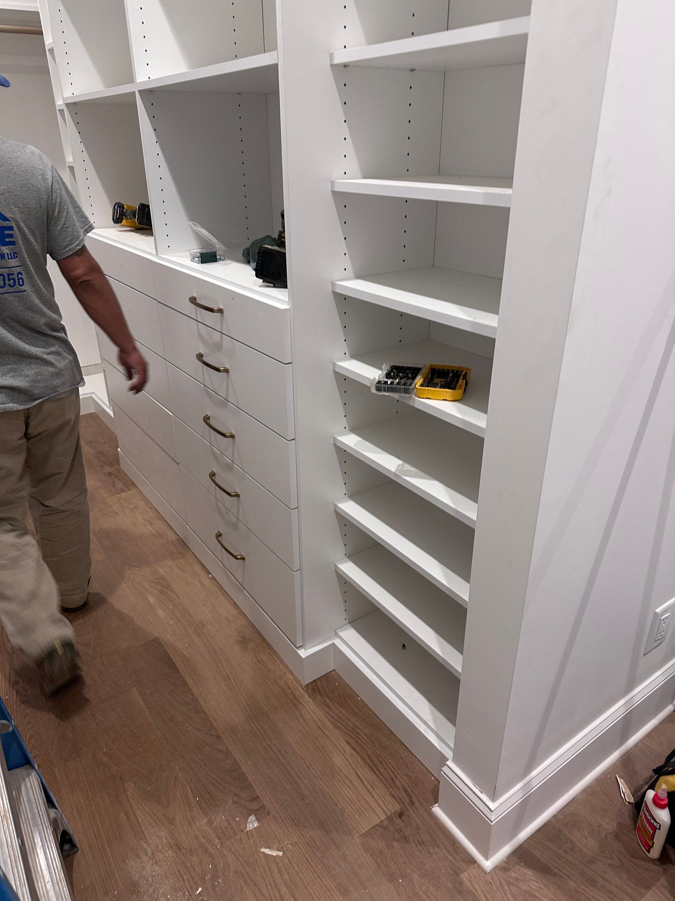 Closet Project in Woodstock by Atlanta Design Group