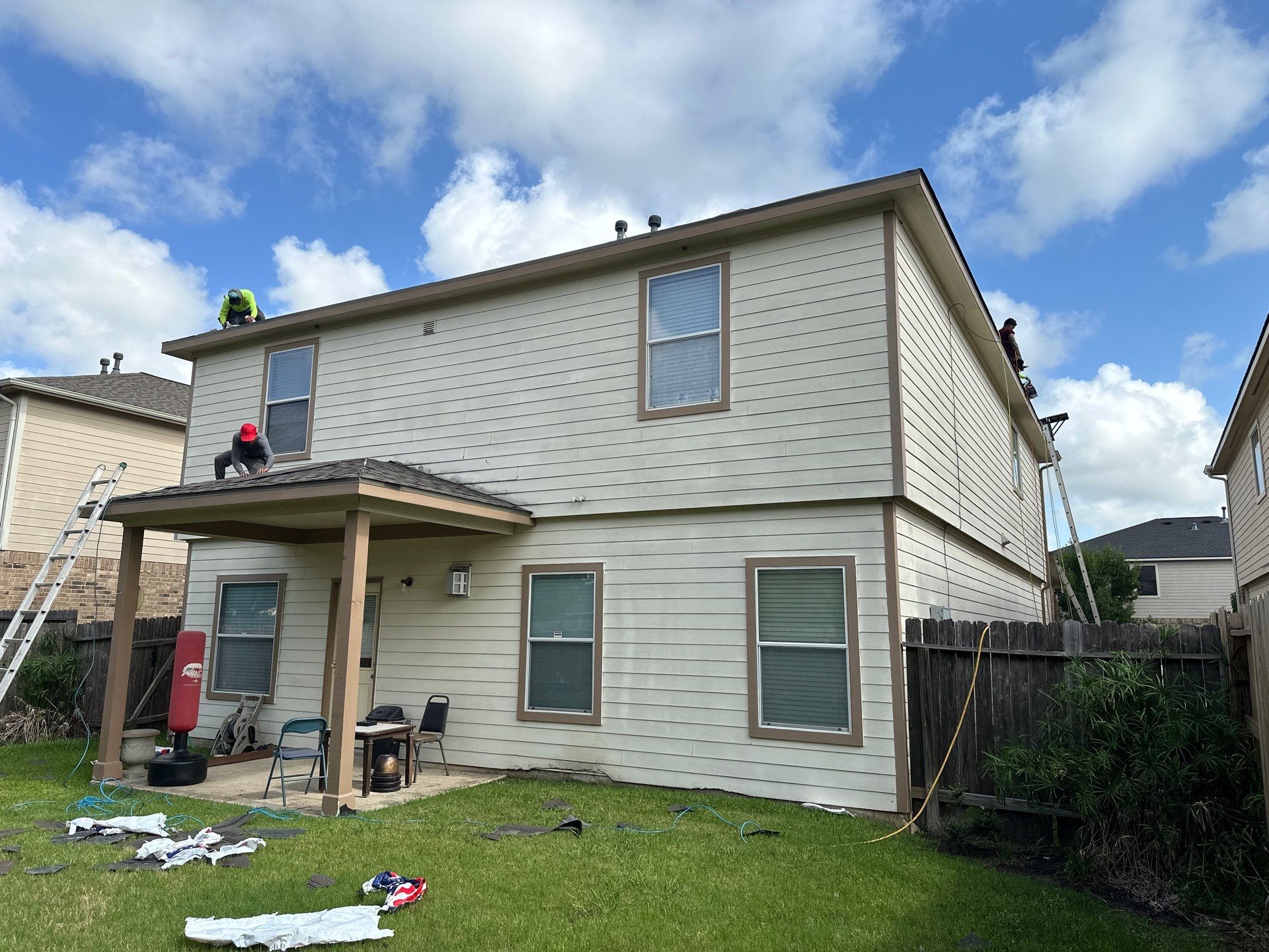 Project in Katy by Motion Roofing