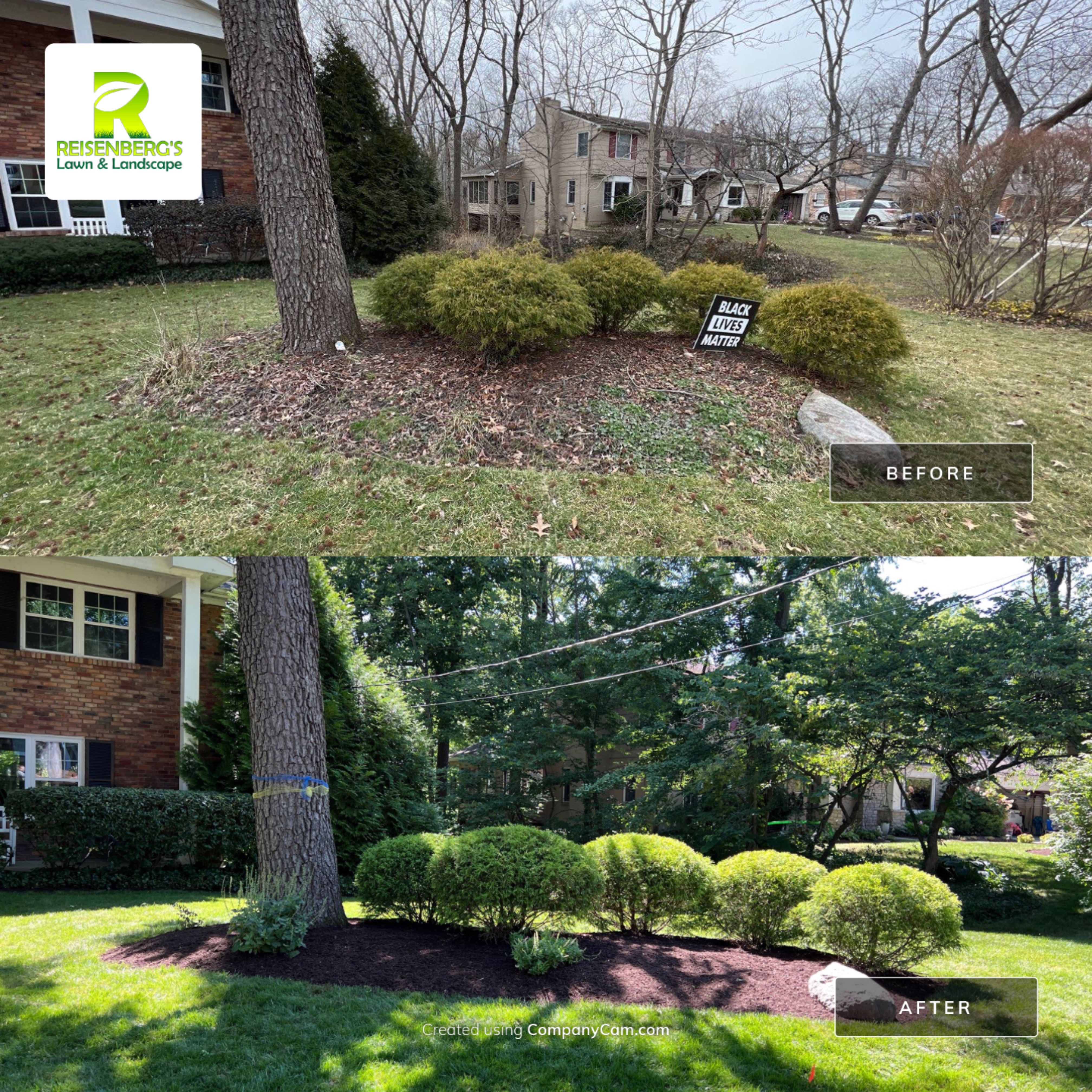 Spring Clean Up, Edge, Prune & Mulch by Reisenberg’s Lawn & Landscape, LLC