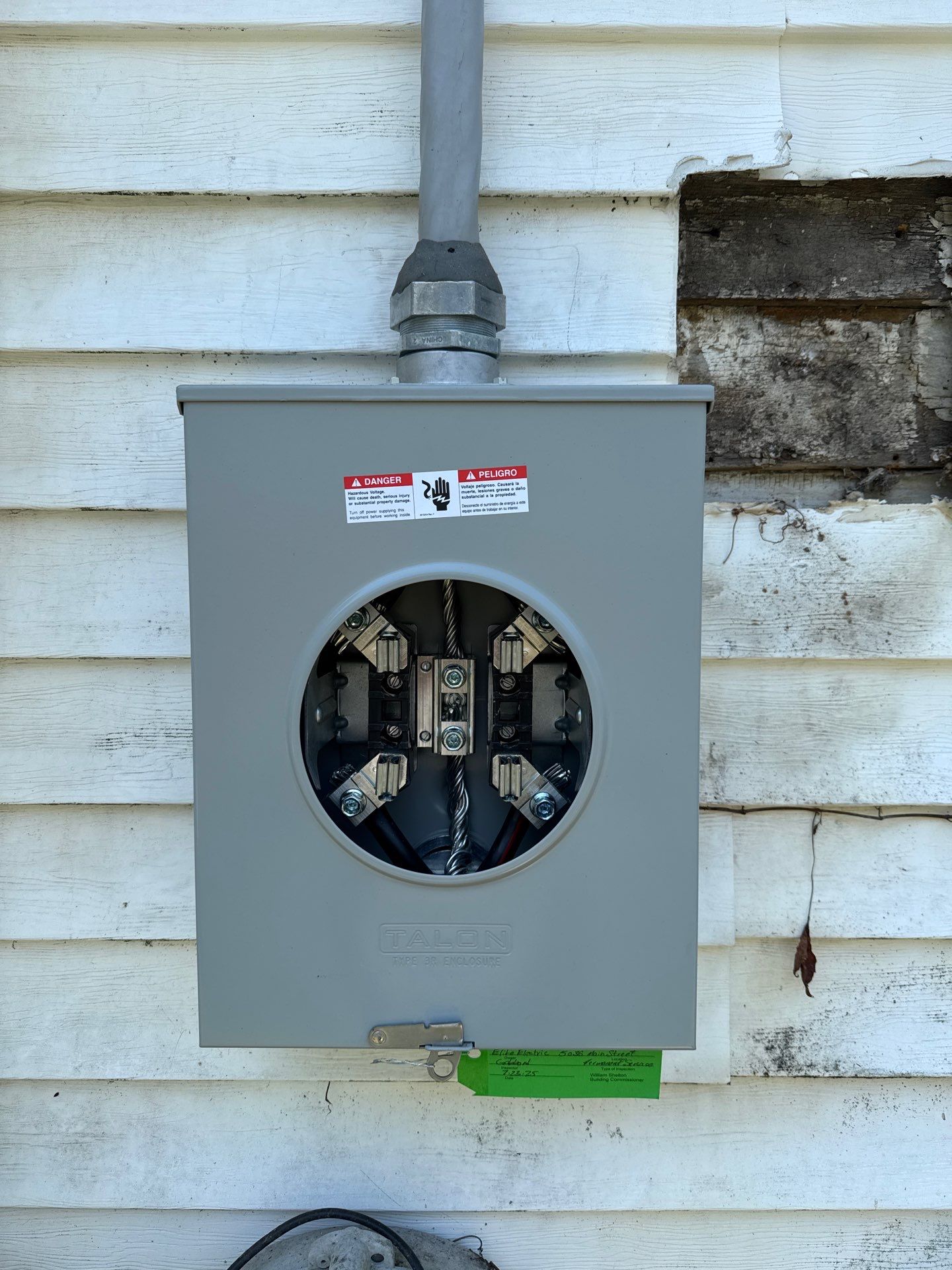 Project in Guilford (Service Upgrade) by Elite Electrical Solutions LLC