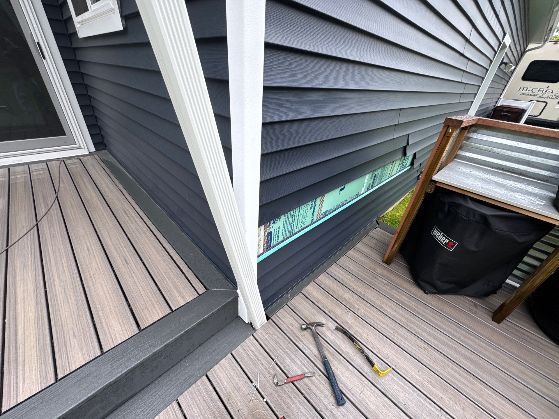Siding Replacement using Alside Charter Oak D4.5" Riveria Dusk by 180 Contractors