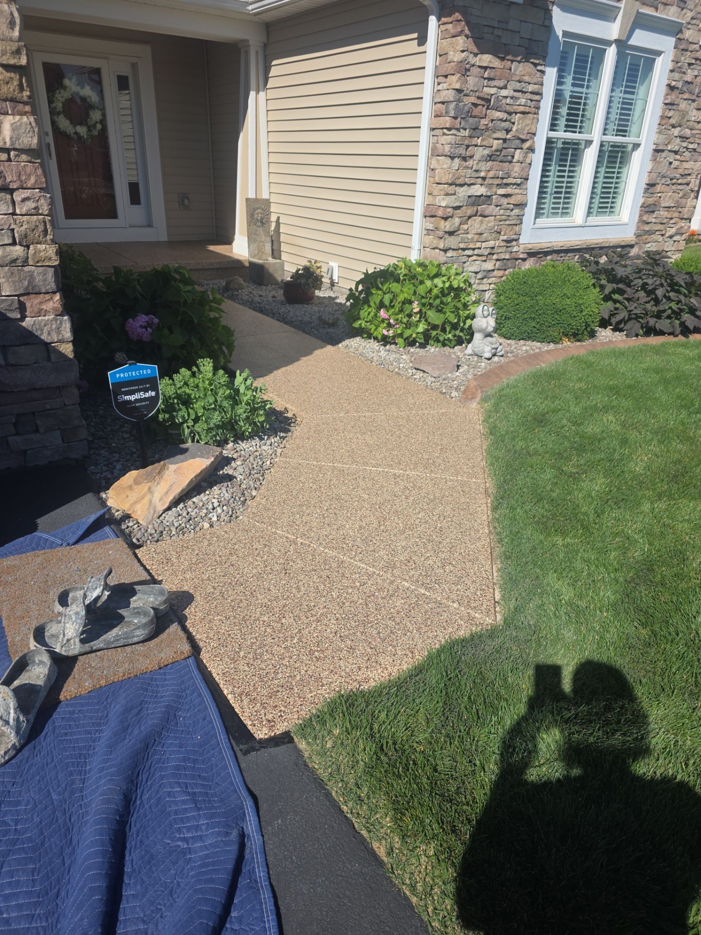 Ultra Sedona Stoop & Walkway Coating by NG Masonry & Construction LLC