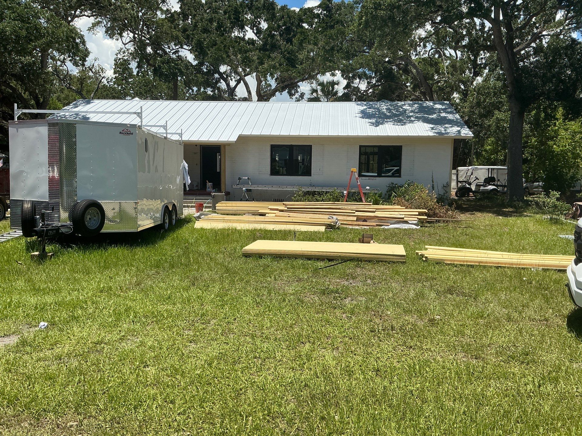 Durable 6-Inch Half-Round Gutters Installed by Gutter Professor by Gutter Professors