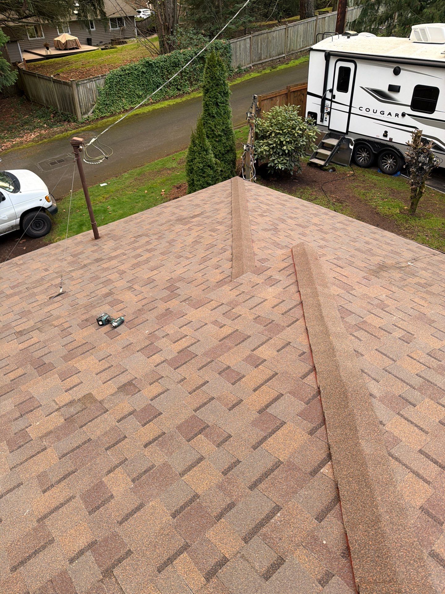 Residential Roofing Installation using GAF UHDZ Shingles by Roofing Formula LLC