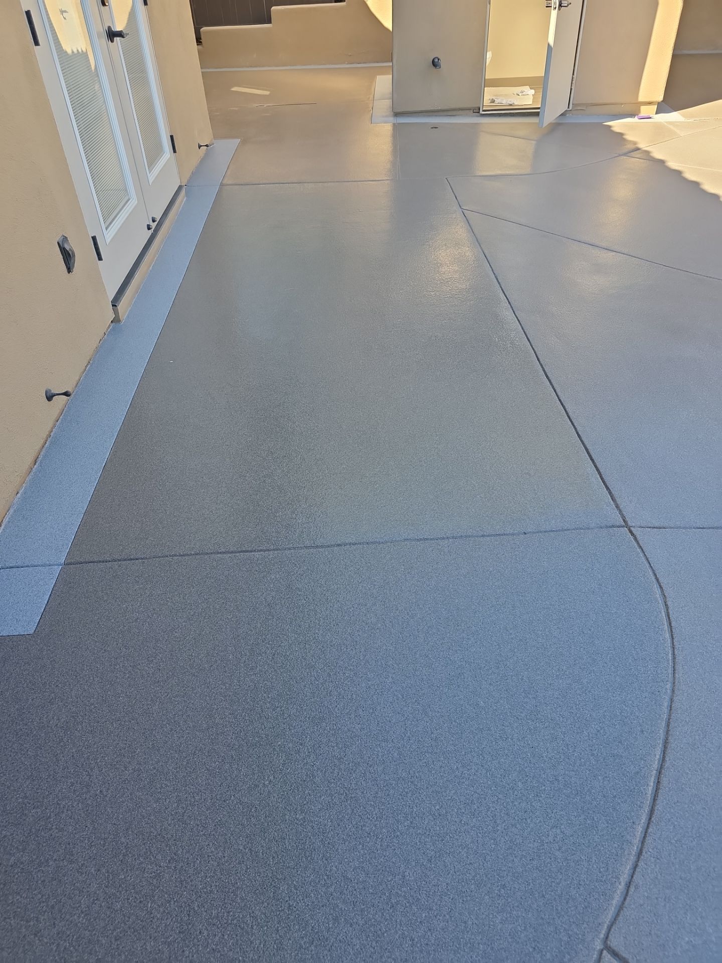 Quartz 2 tone Pool deck by Matt Gifford Painting LLC