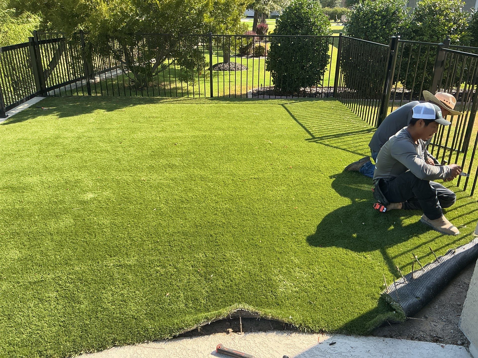 Project in Denton by Turf Concepts