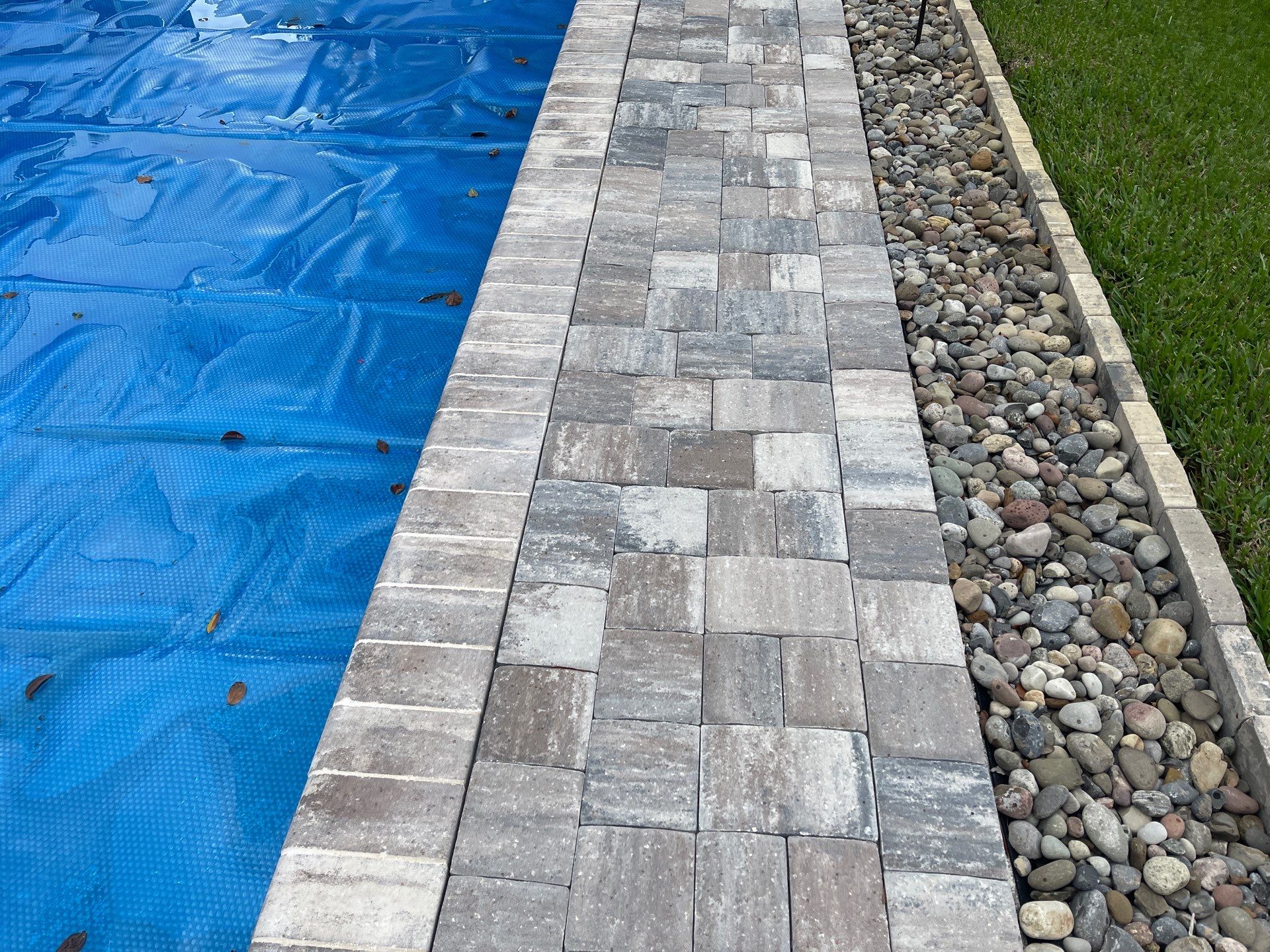 Pool Pavers using PolySand by DuraSeal