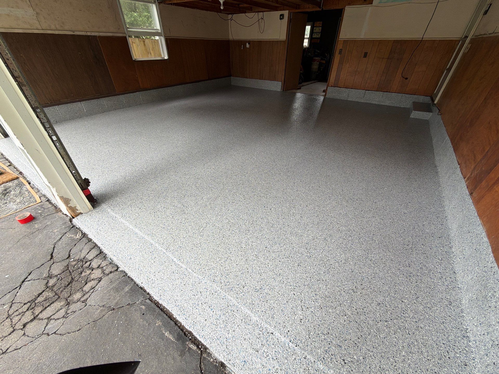 Vintage Zircon Garage Coating by NG Masonry & Construction LLC