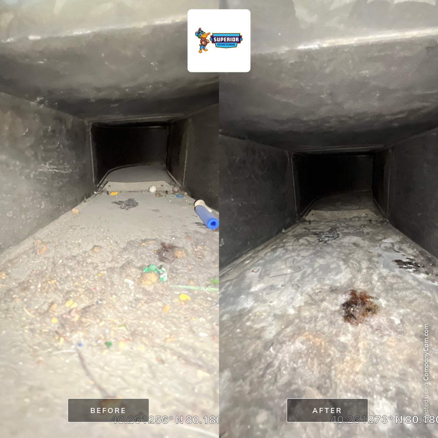 Air Duct Cleaning With a Vacuum Truck in Canonsburg, PA by Superior Air Duct Cleaning