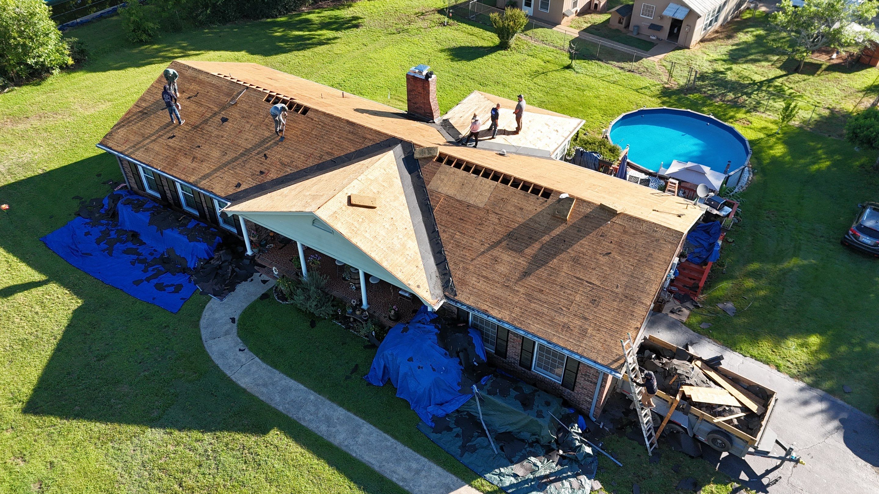 29-Gauge Metal Roof Installation in Piedmont, SC | Gallery Blue Tuff Rib Steel Roofing by Roofers LLC