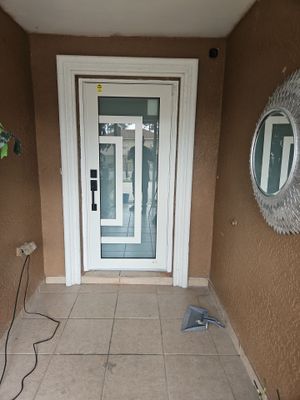 Door Installation using Mr Glass 