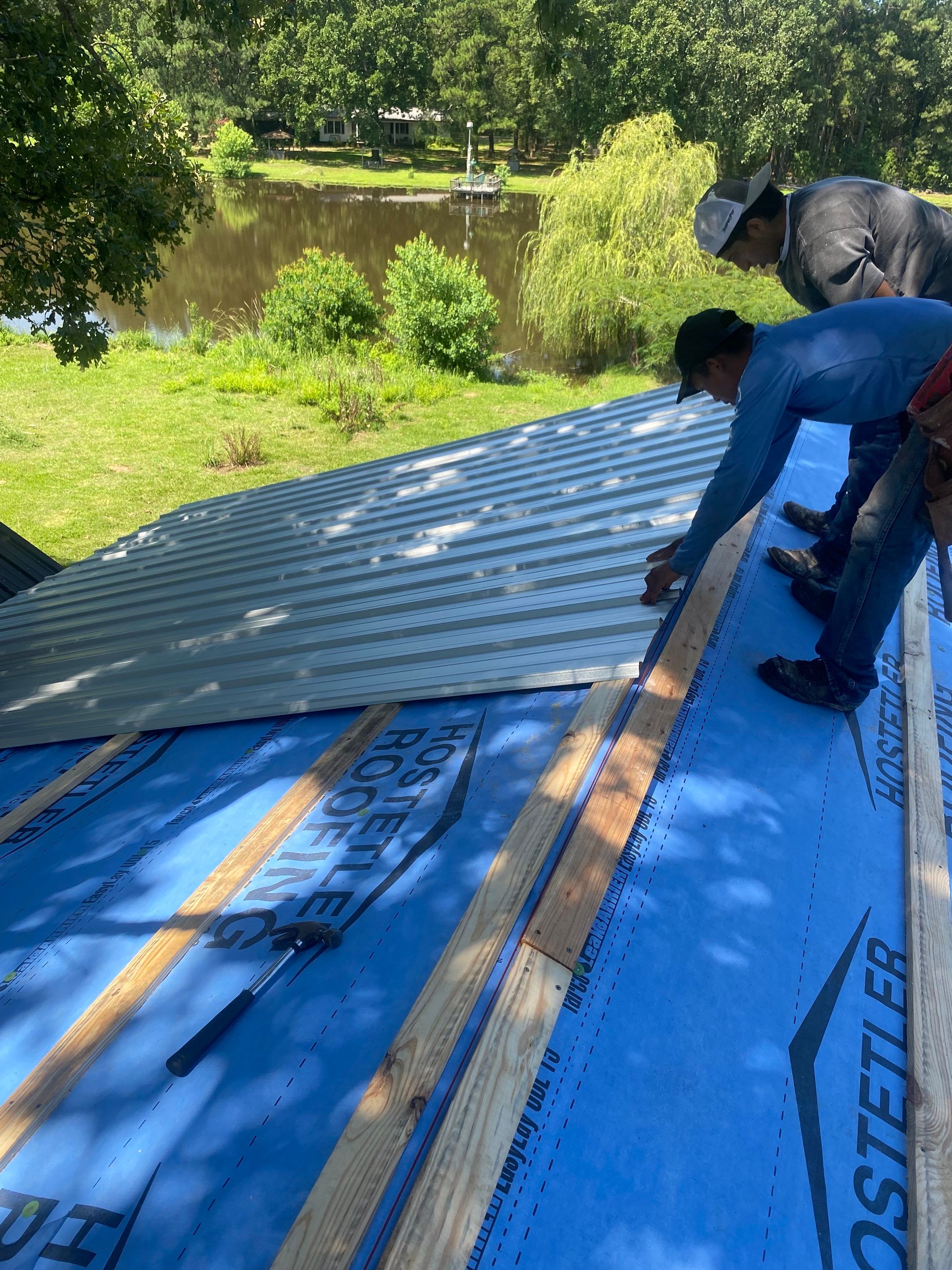 Metal Roof Replacement: 29 GA. Residential Metal Panels by Hostetler Roofing
