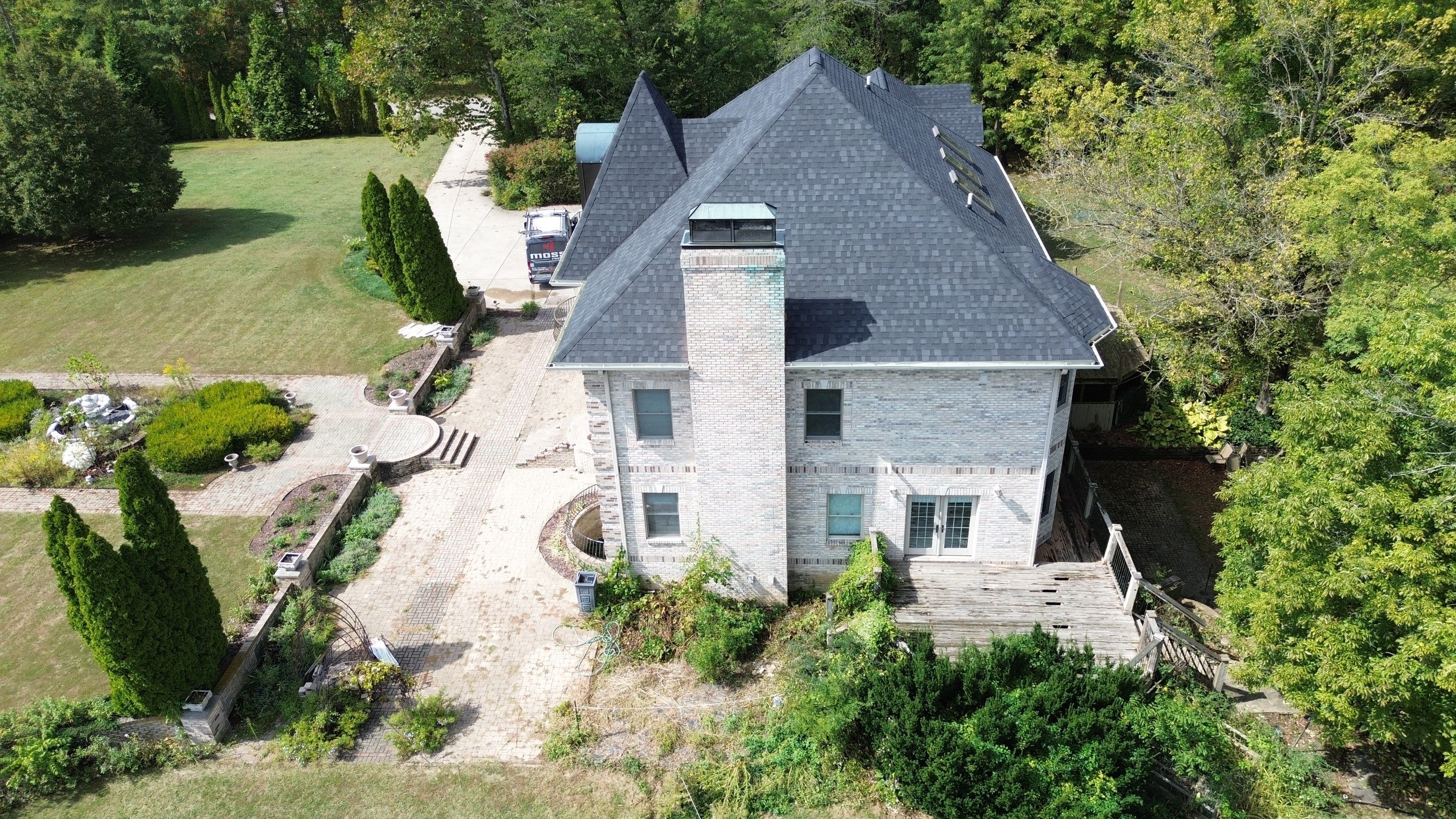 Project in Martinsville by Moss Roofing