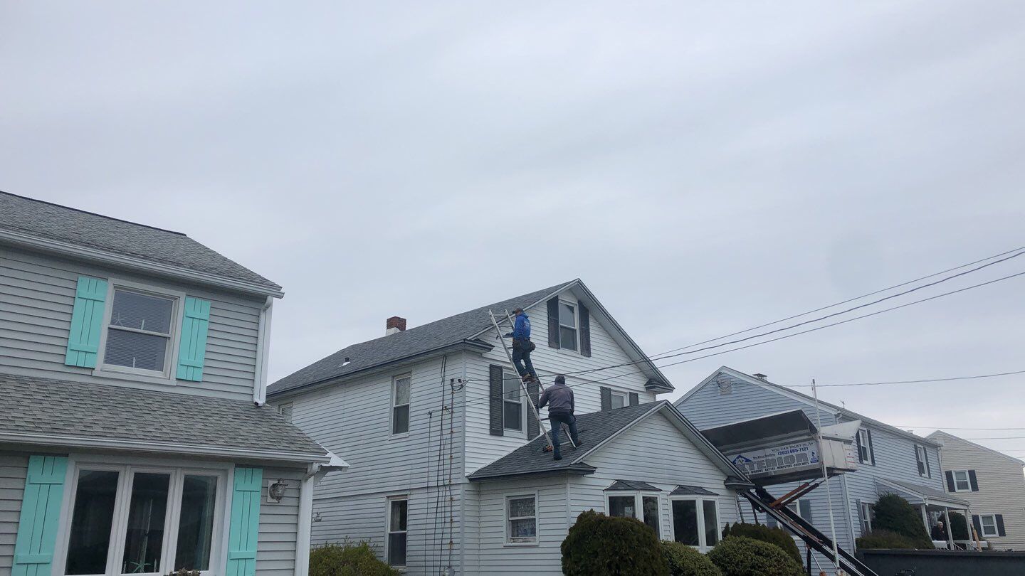 Residential Roofing Installation using Owens Corning Duration Slatestone Gray by A Plus Exterior