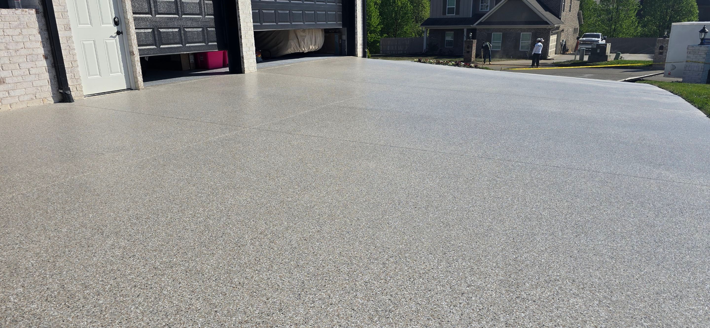 Driveway, Sidewalk, & Porch Using Claystone by Elite Floor Solutions