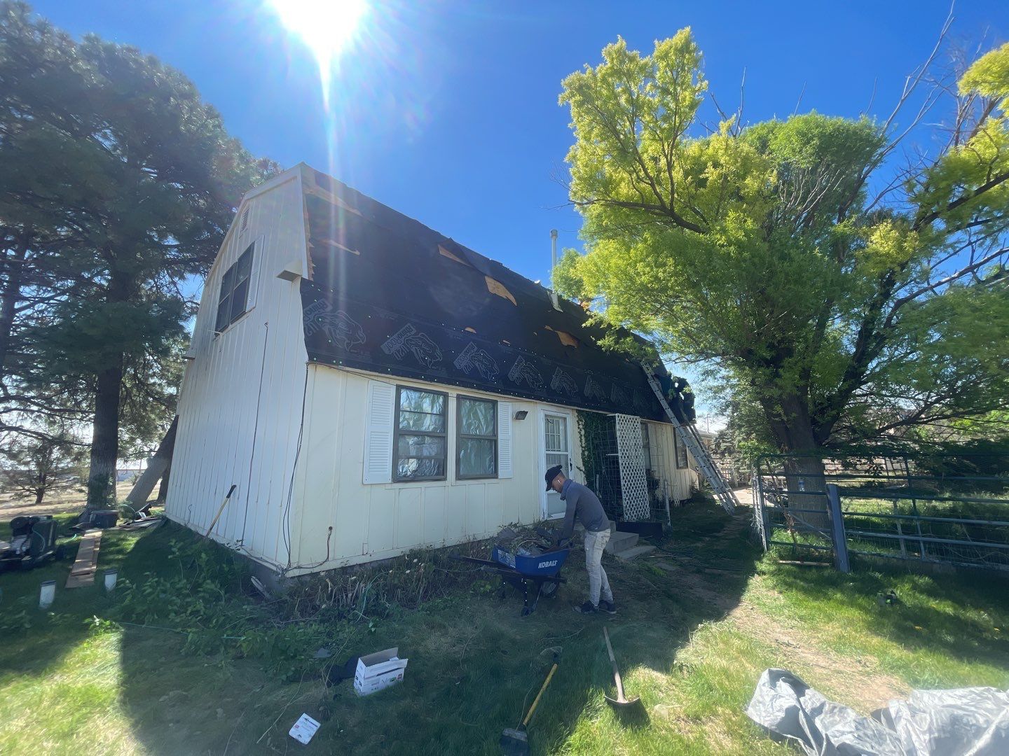 Architectural Shingle Roof Replacement with gutters and downspouts for Edgewood Home by Doyle Roof Masters Inc