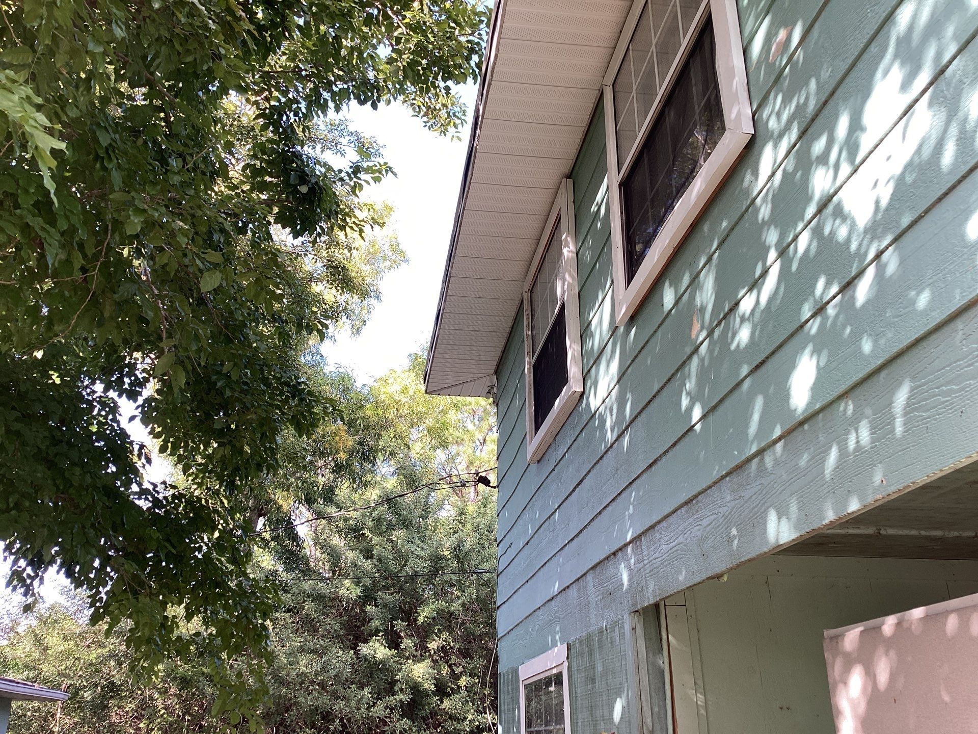 Soffit and Fascia Installation using White Soffit in Lehigh Acres, FL by Gutter Professors