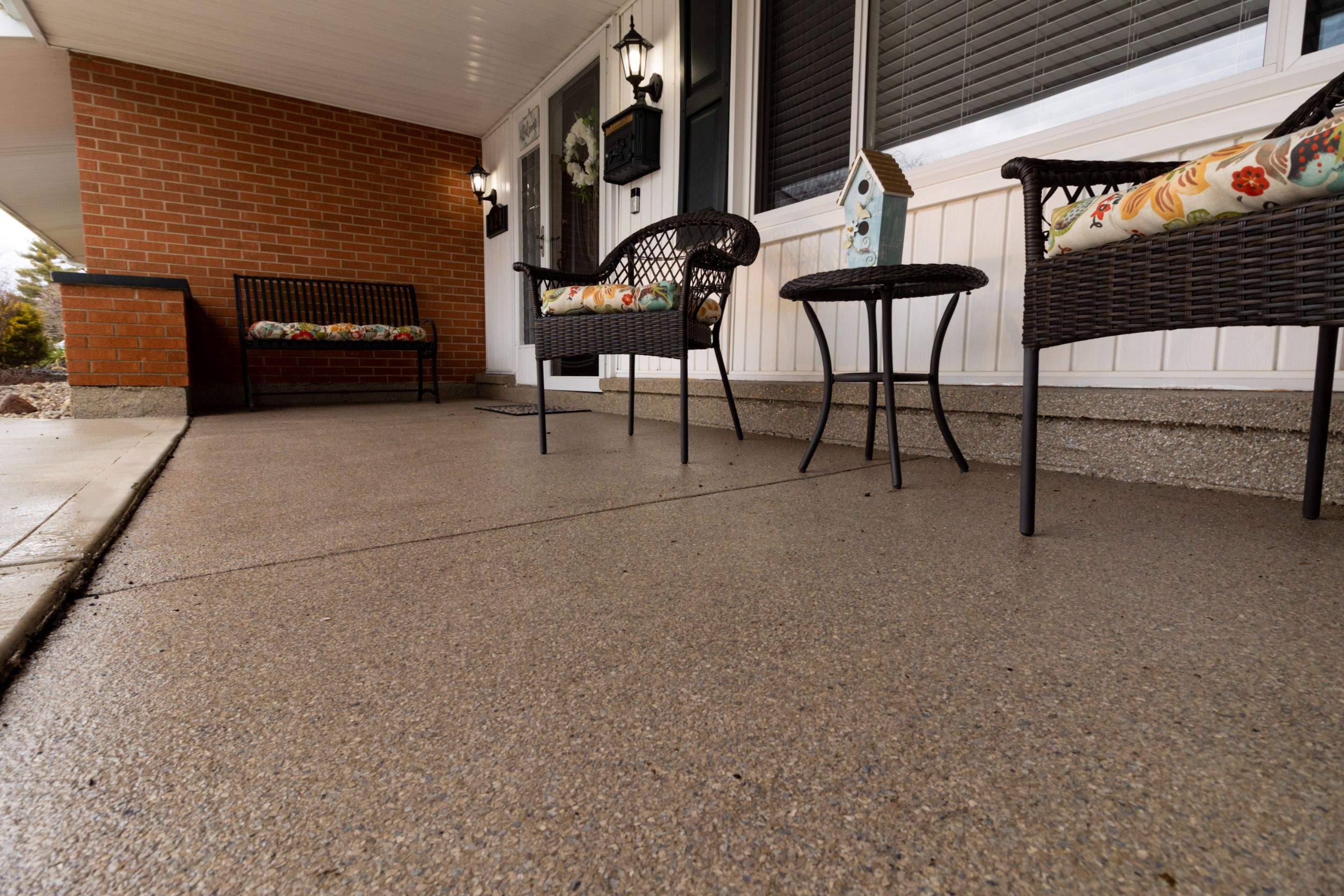 Patio Installation using Flint by Your1DayFloor.com