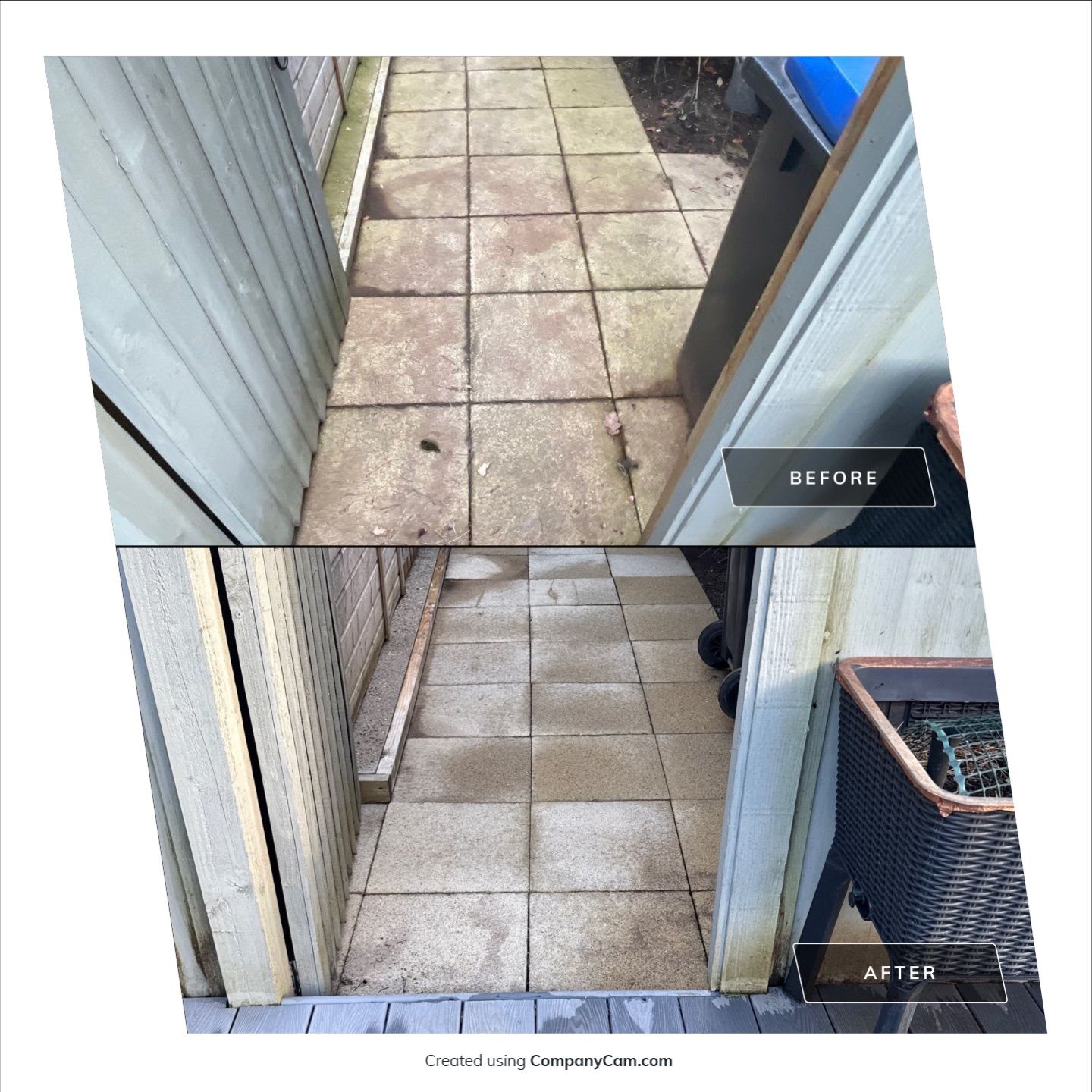 Roof - Driveway - Patio Clean using 18inch Whirlaway FSC by Ges Exterior Cleaning ltd