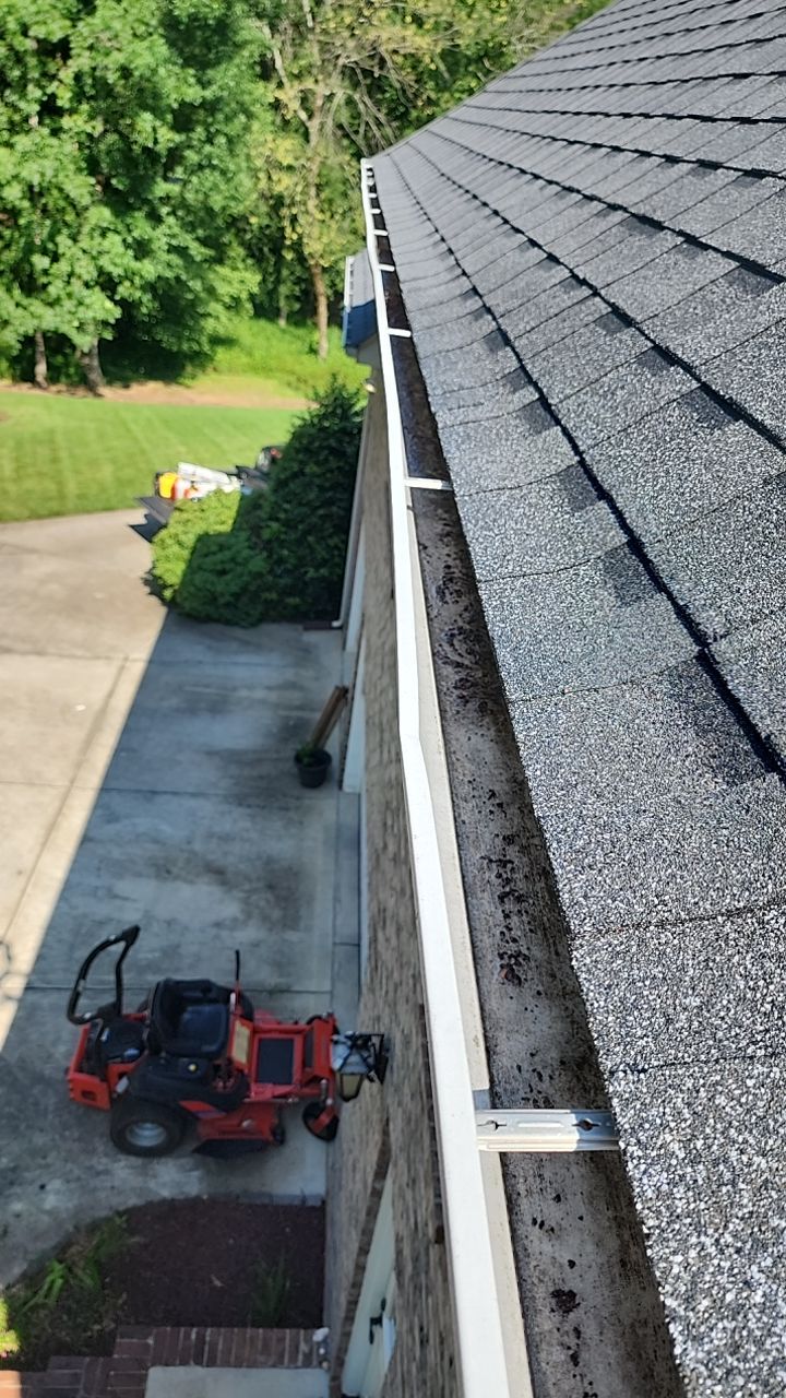 Gutter guard instalation  by Power Wash Masters LLC