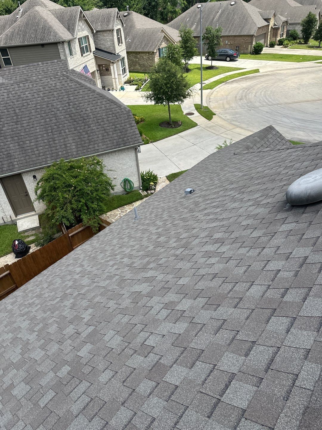 Hail Damage using Owen's Corning Duration (Lifetime) Shingles by Roof Repair Company