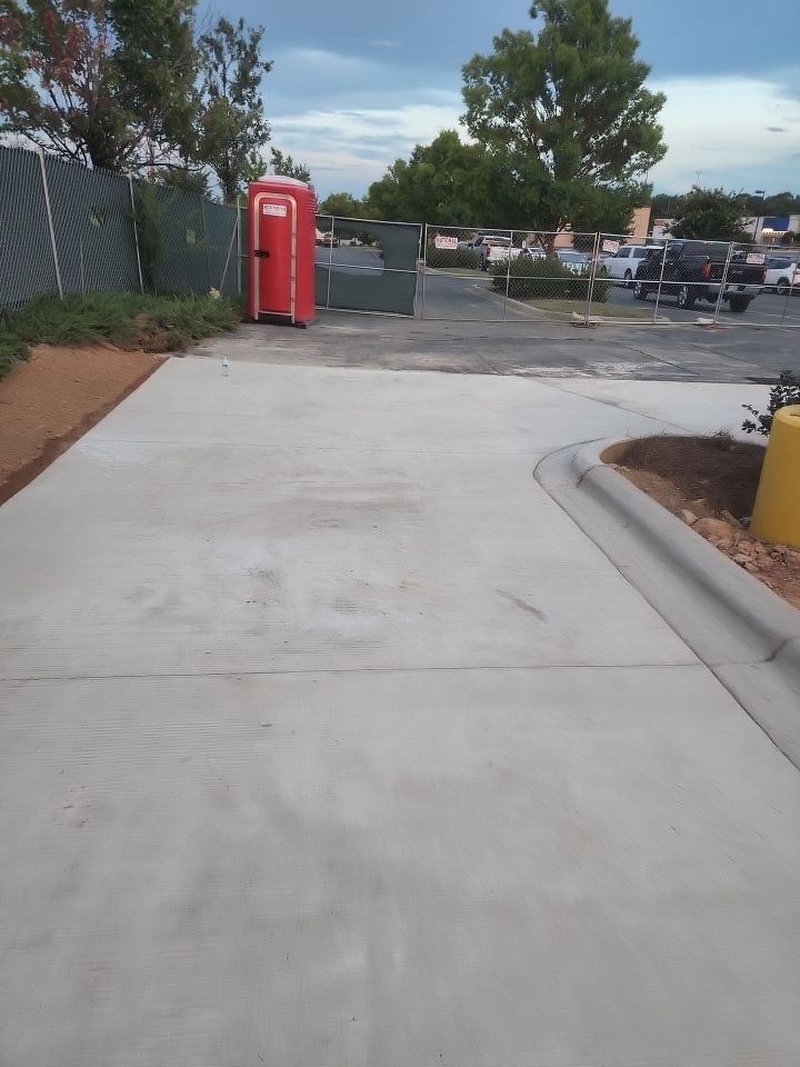 Driveway Clean using cleaner by G&H Home Tech Pros LLC