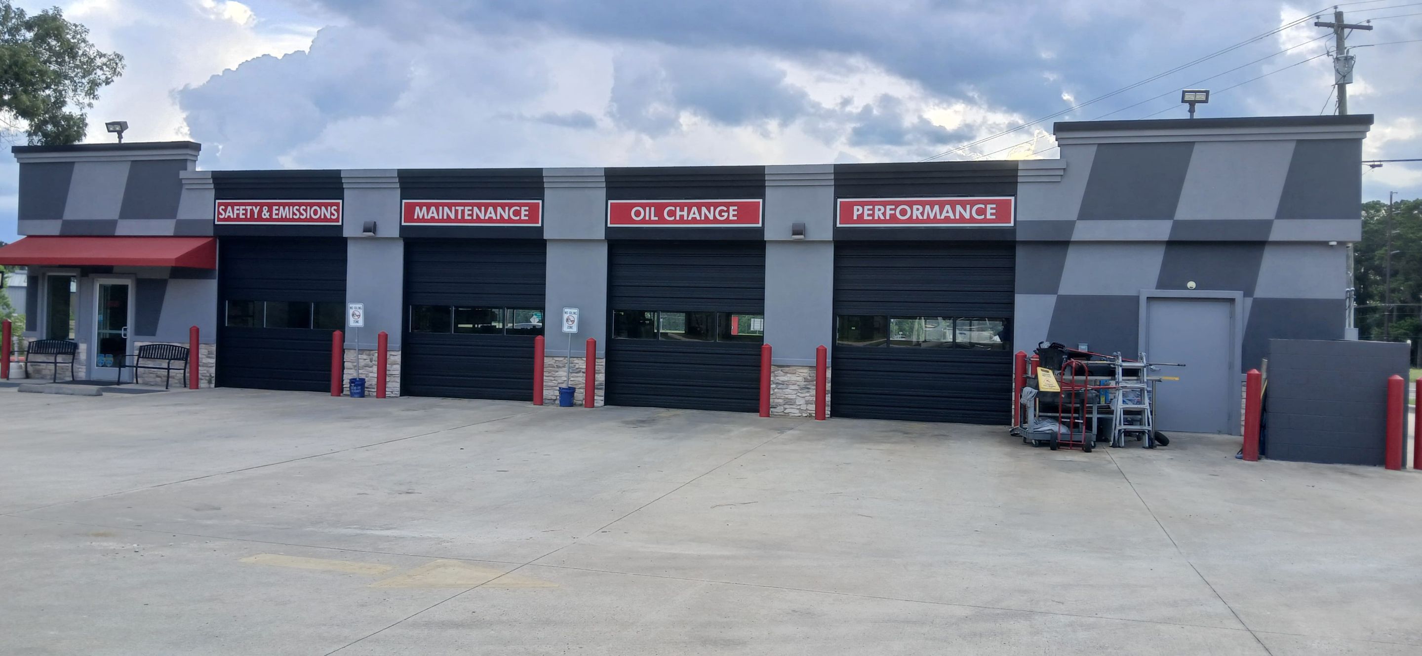 Commercial Exterior - Grease Monkey Oil Change by Fresh Coat Painters of Cypress