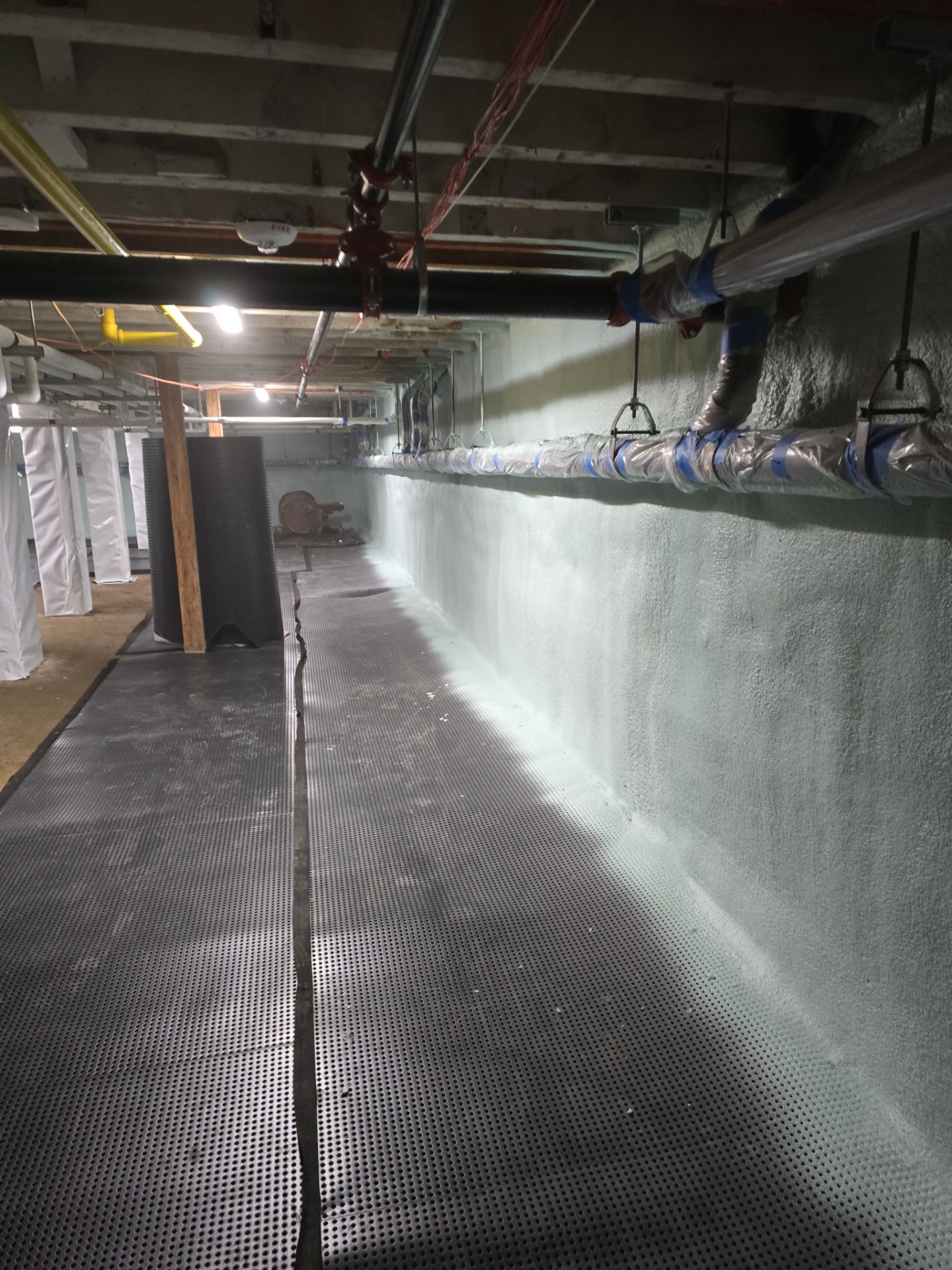 Crawl Space Encapsulation using Closed Cell Spray Foam by NYS Foam & Energy