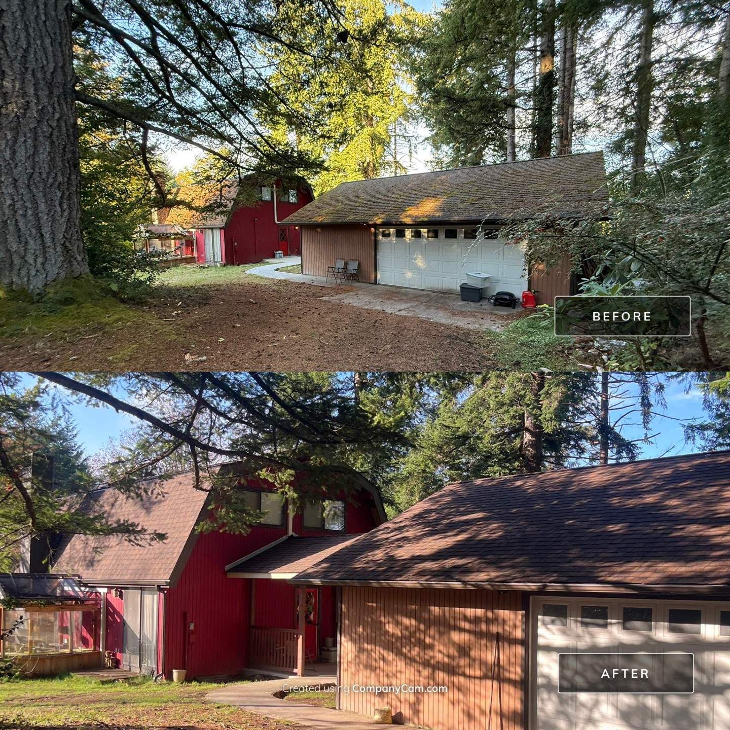 Residential Roof Replacement in Grapeview, WA by Hanley Construction