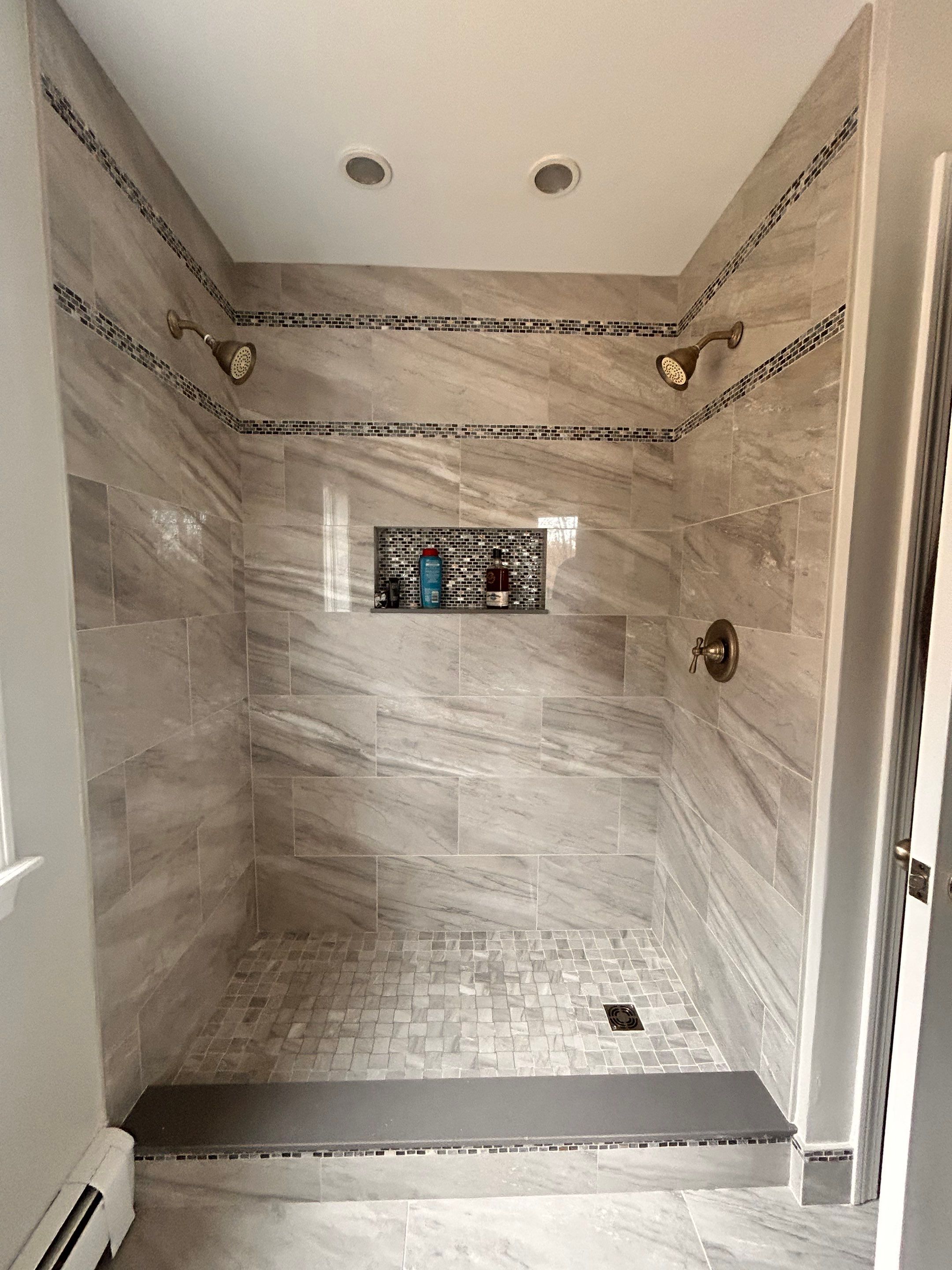Shower Enclosure using Tempered Shower Glass by Cheshire Glass Company
