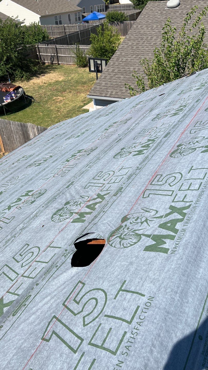 Residential Roofing Installation using GAF Natural Shadow  by A & H Roofing and Contracting