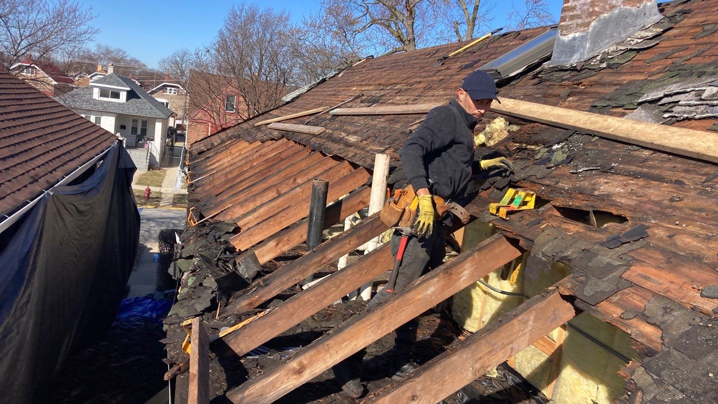 Comprehensive Roof Tear-Off and Exterior Door Installation in Berwyn by Mr Roof & Remodeling Co