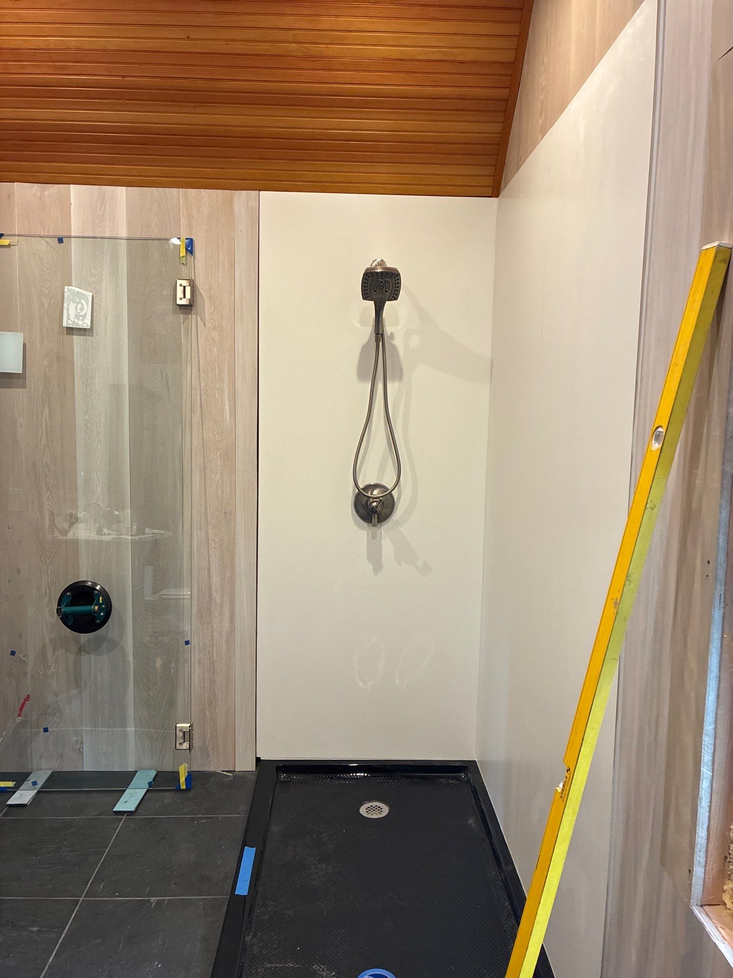 Shower using Tempered Shower Glass by Cheshire Glass Company