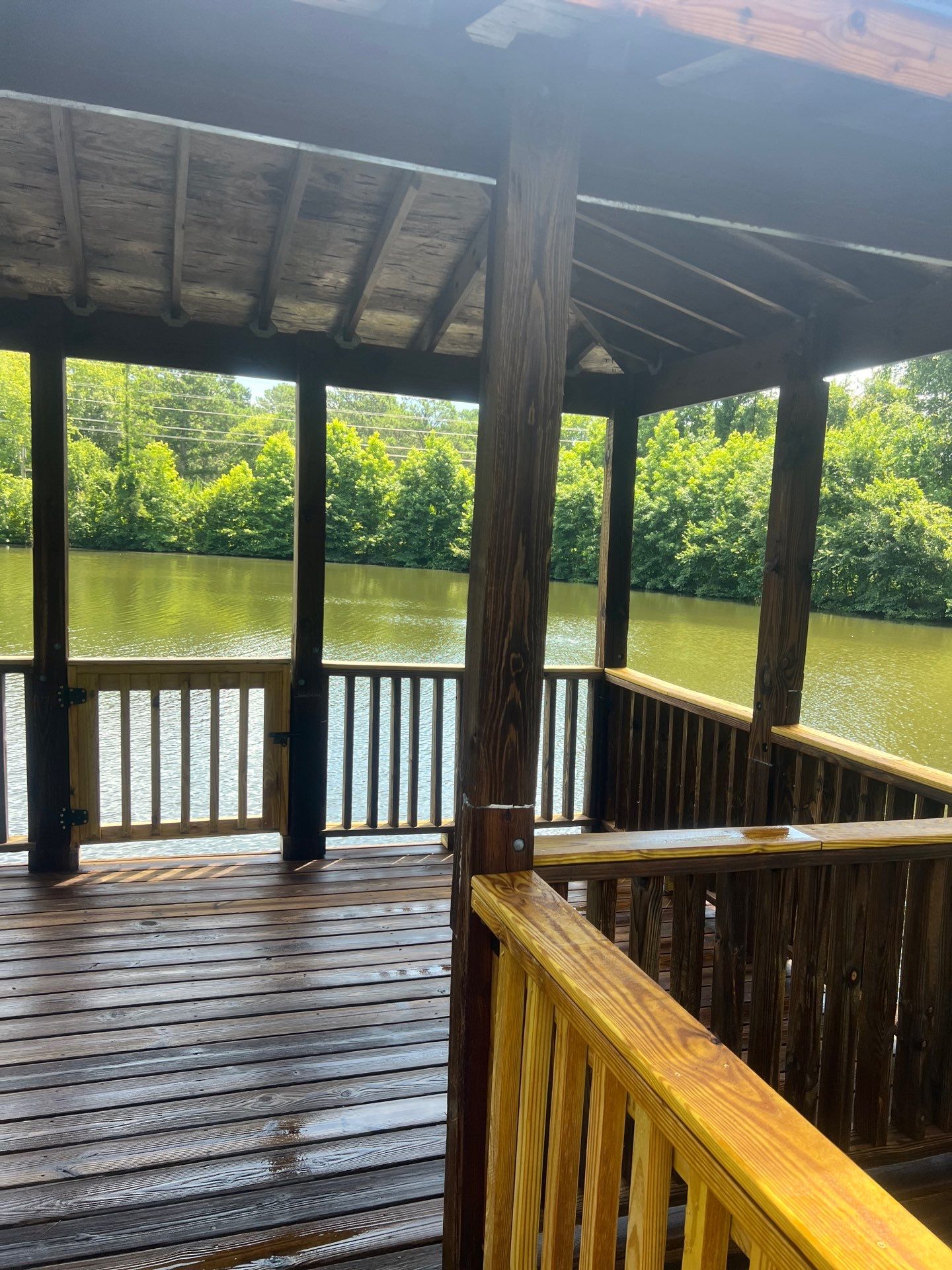 Dock using Wood Sealant by DuraSeal