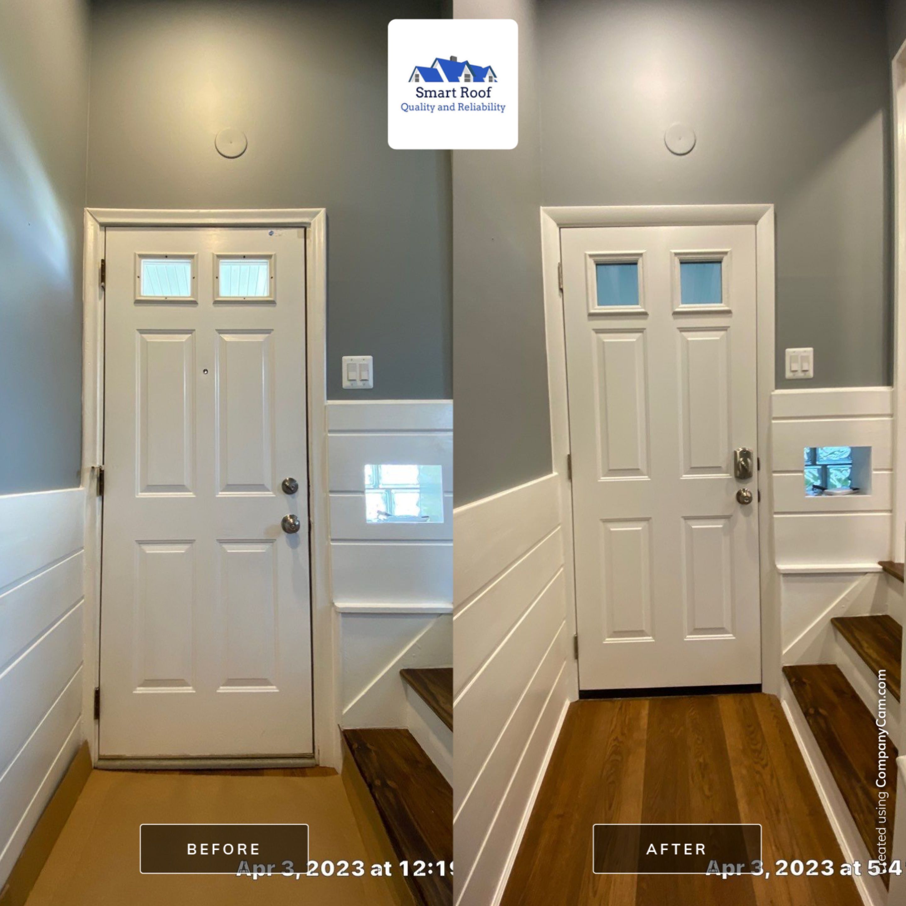 Entry Door using Replace Exterior Door by Smart Roof