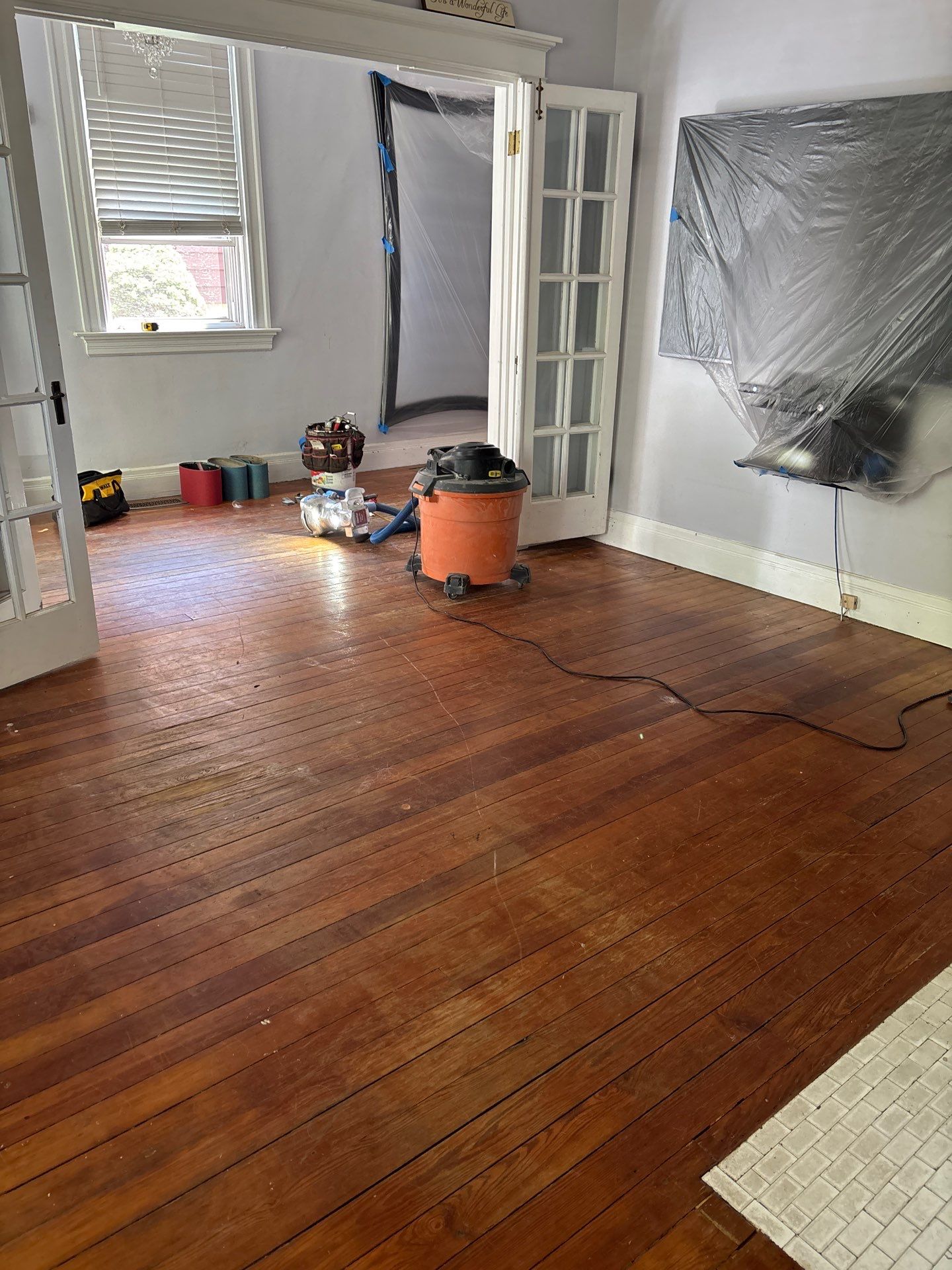 Historic Refinish Project in Covington by Footprints Floors Kentucky
