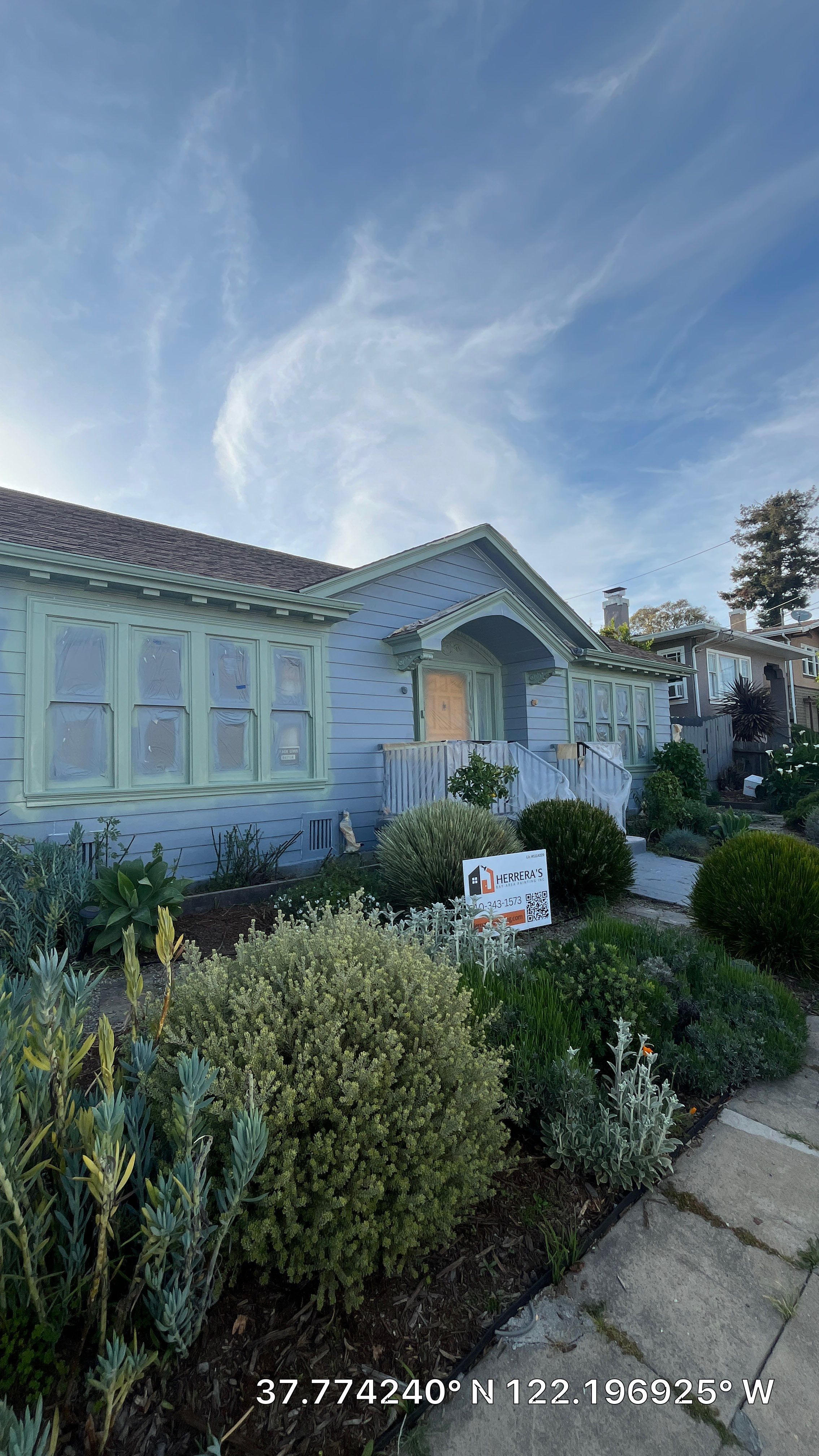 Project in Oakland by Herrera’s Bay Area Painting inc.